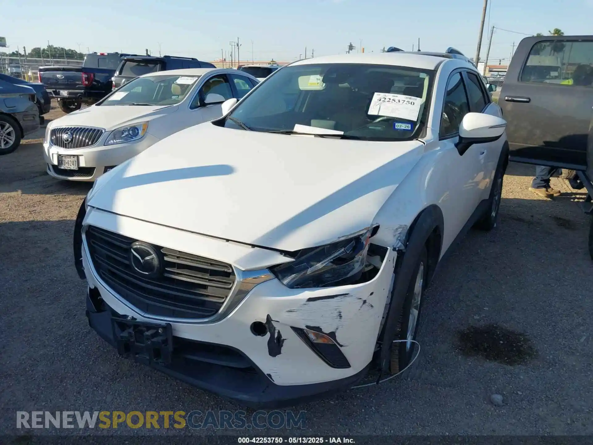 2 Photograph of a damaged car JM1DKFB70M1516397 MAZDA CX-3 2021