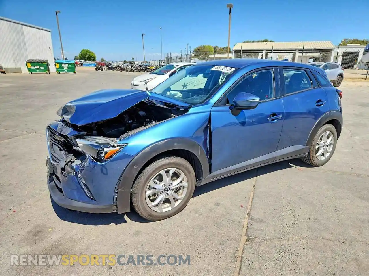 1 Фотография поврежденного автомобиля JM1DKFB71M1502671 MAZDA CX-3 2021