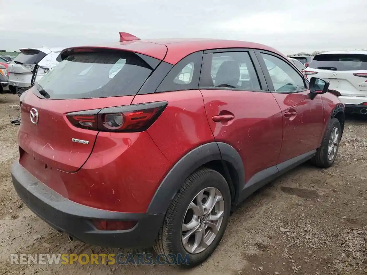 3 Photograph of a damaged car JM1DKFB77M1504134 MAZDA CX-3 2021