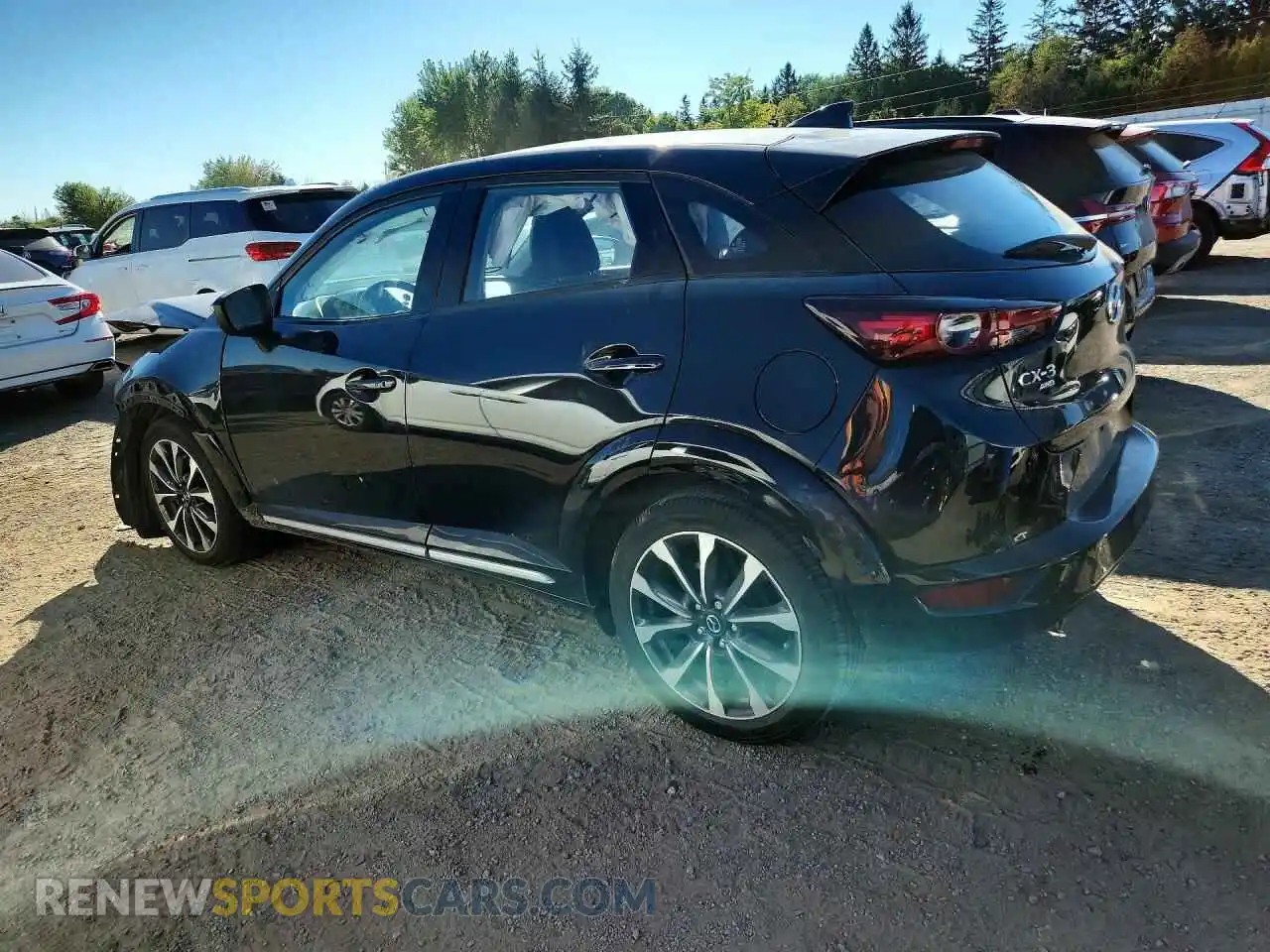 2 Photograph of a damaged car JM1DKFD73N1603032 MAZDA CX-3 2022