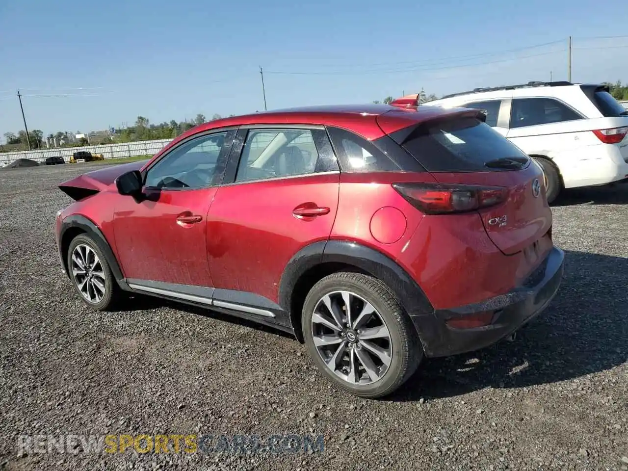 2 Photograph of a damaged car JM1DKFD75N1601394 MAZDA CX-3 2022