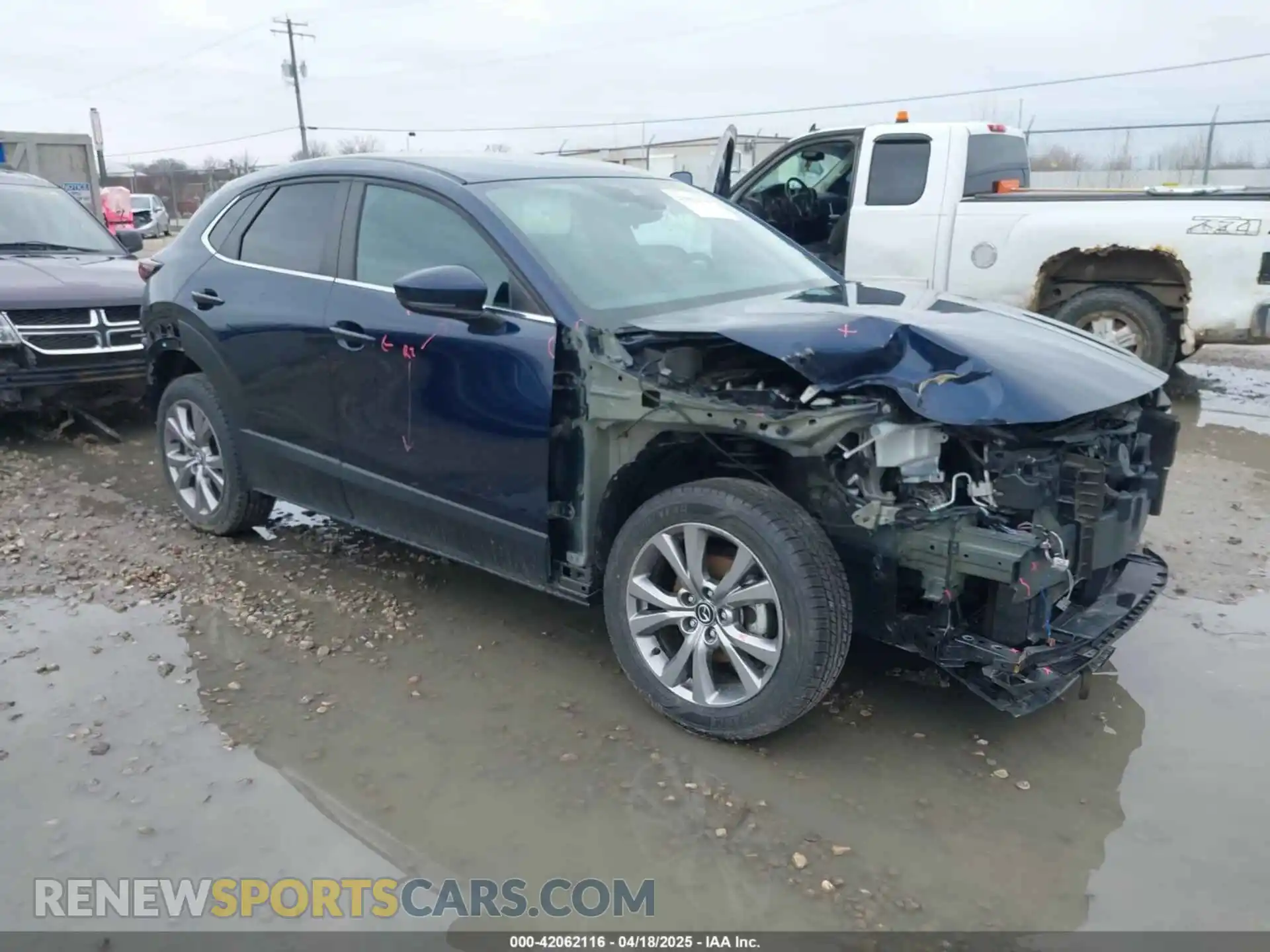 1 Photograph of a damaged car 3MVDMACLXLM114928 MAZDA CX-30 2020