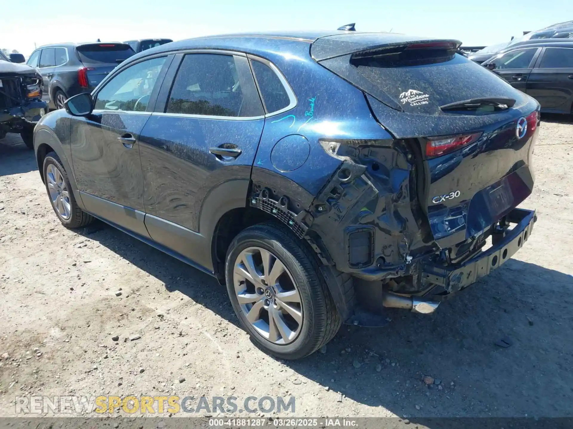 3 fotografías del automóvil dañado 3MVDMADL5LM138214 MAZDA CX-30 2020