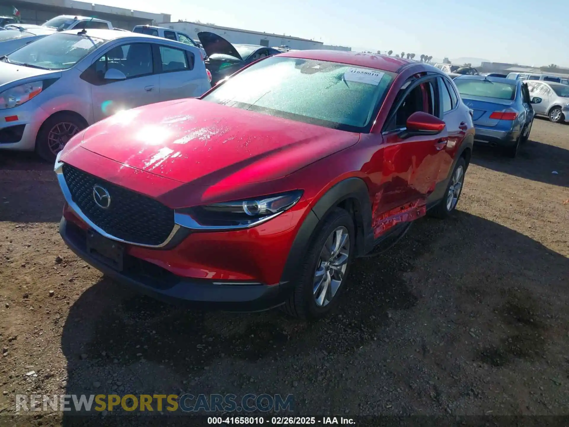 2 Photograph of a damaged car 3MVDMADL6LM123592 MAZDA CX-30 2020