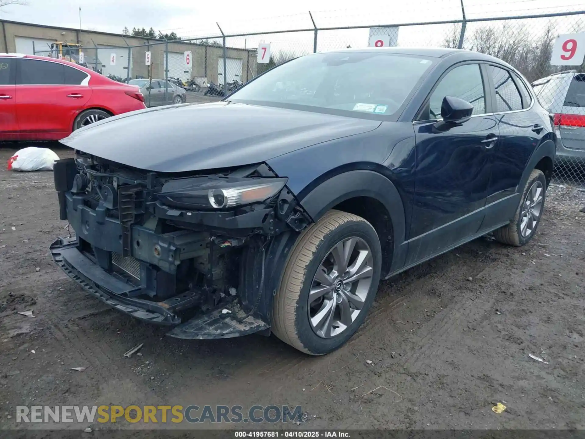 2 Photograph of a damaged car 3MVDMBDL0LM107877 MAZDA CX-30 2020