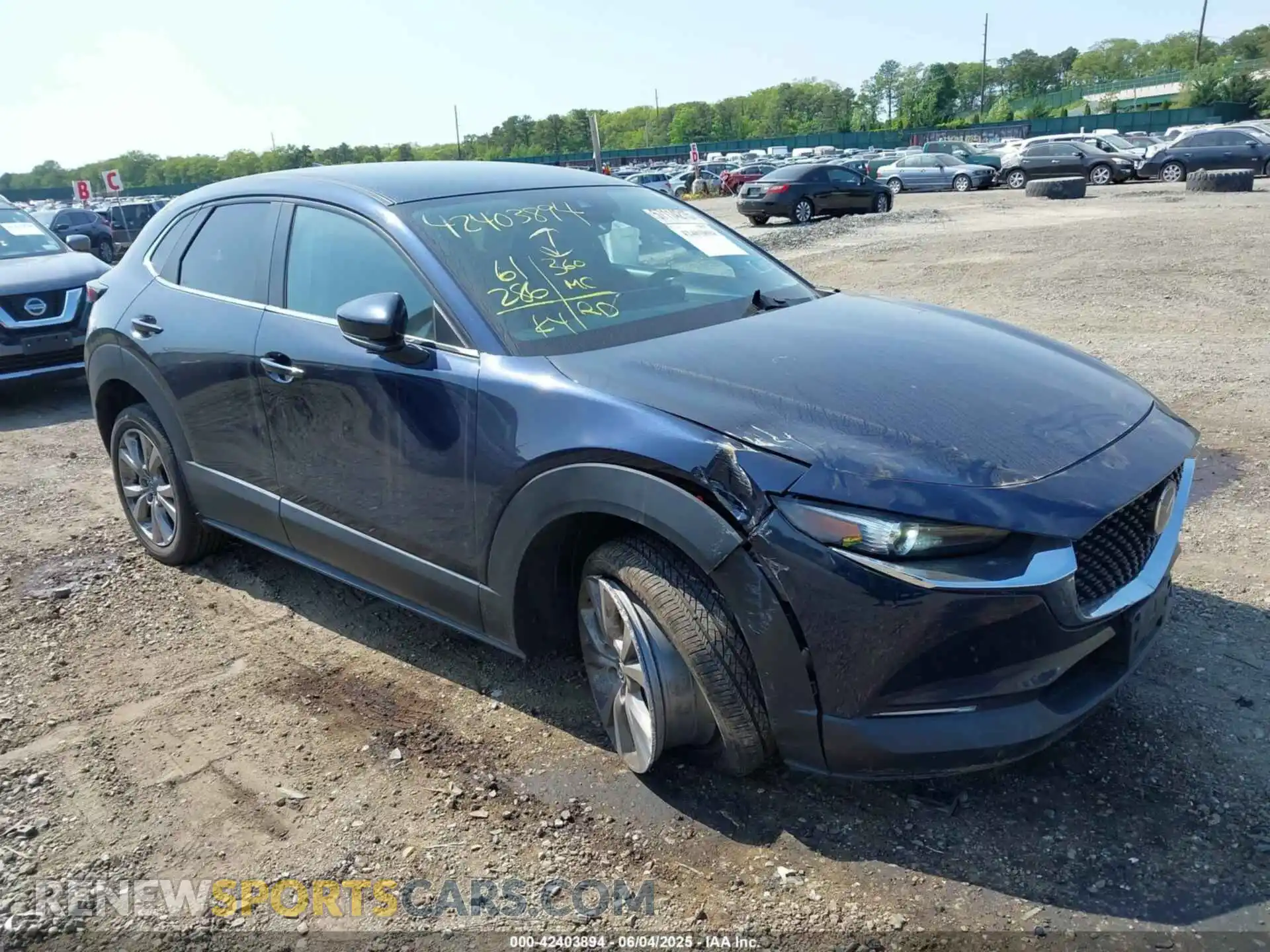 1 Photograph of a damaged car 3MVDMBDL2LM108206 MAZDA CX-30 2020