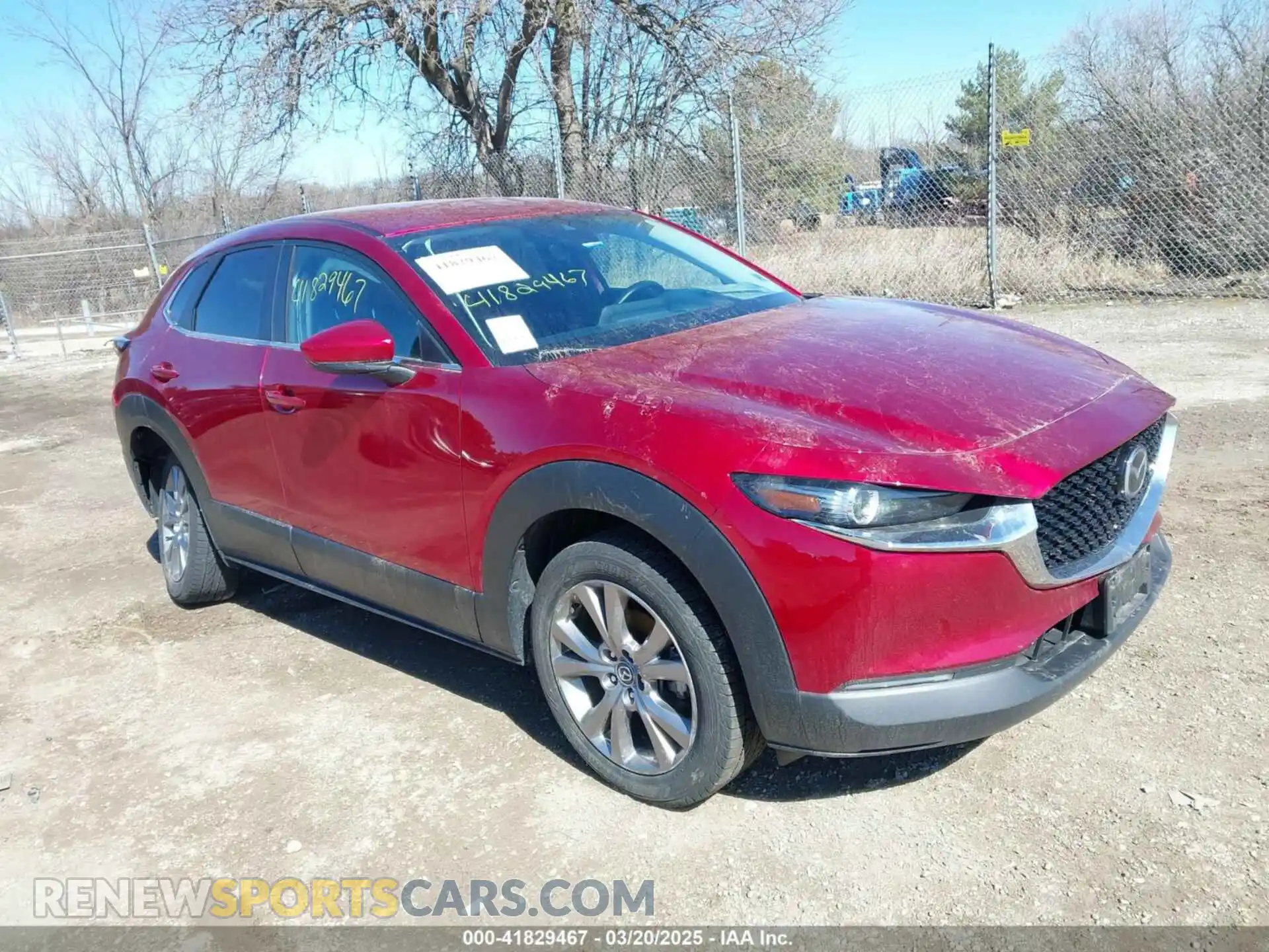 1 Photograph of a damaged car 3MVDMBDL4LM109695 MAZDA CX-30 2020