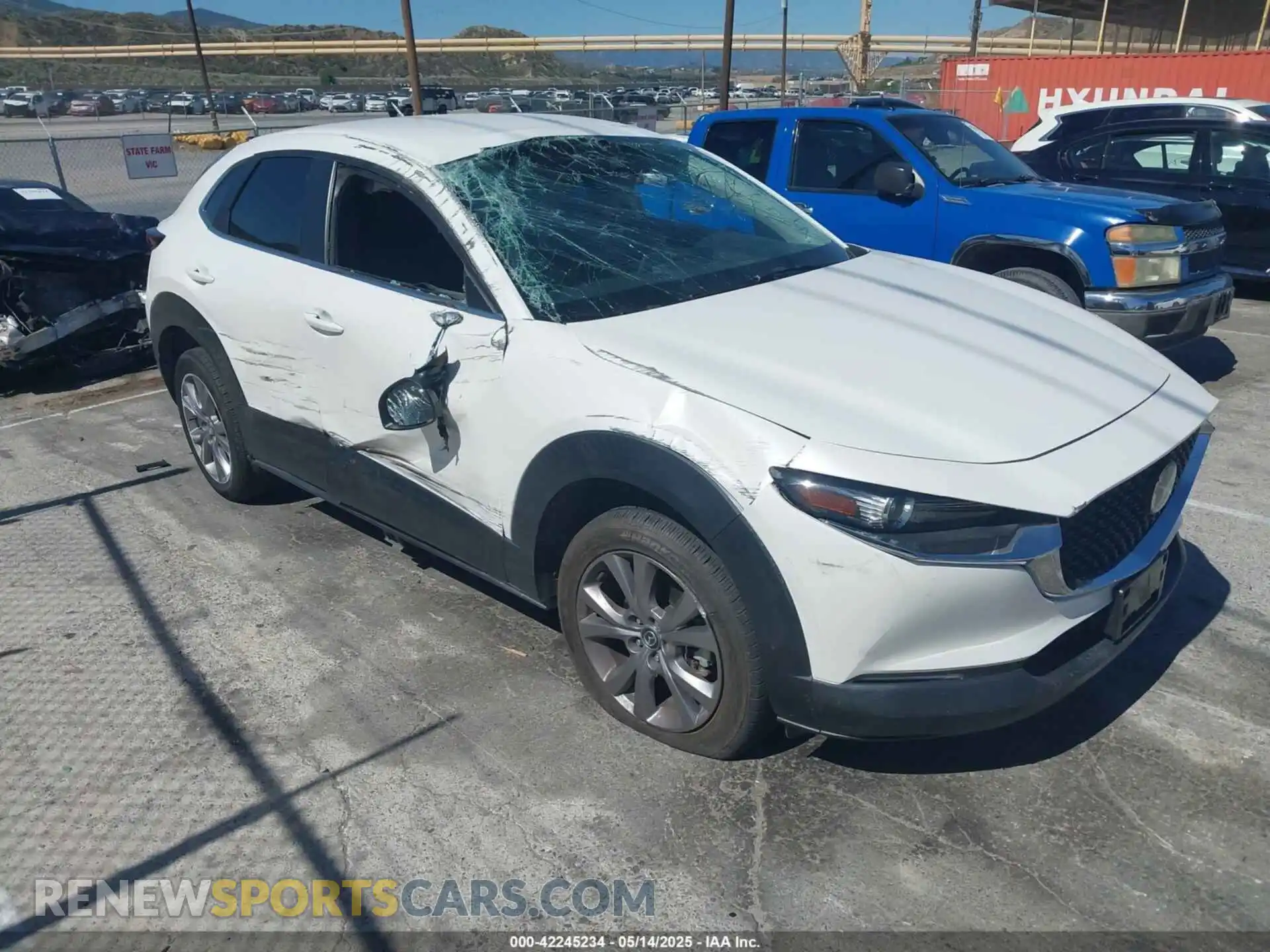 1 Photograph of a damaged car 3MVDMABL9MM309437 MAZDA CX-30 2021