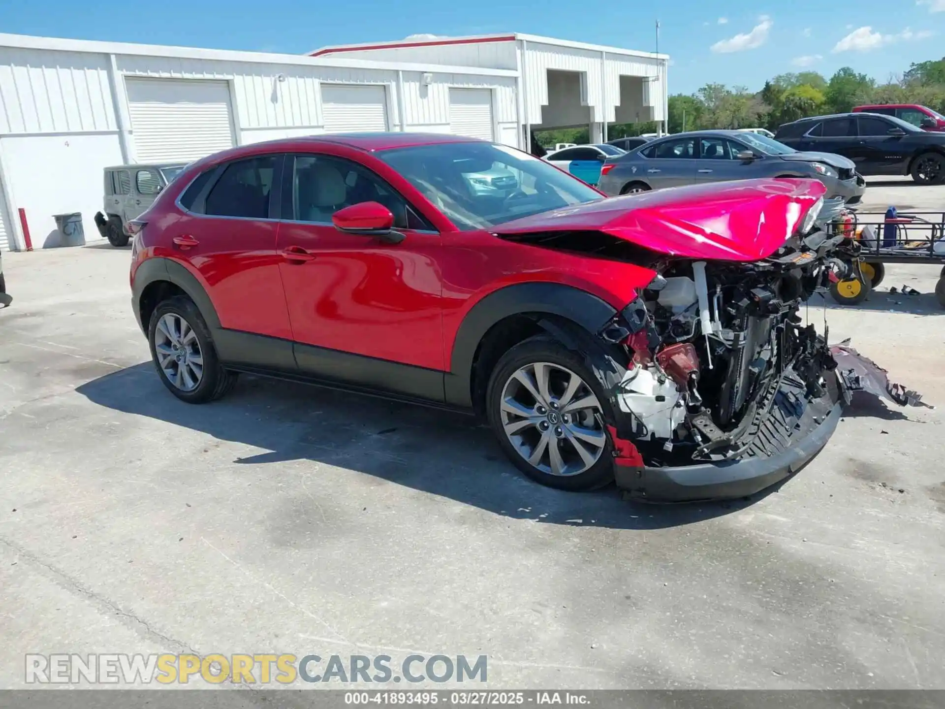 1 Photograph of a damaged car 3MVDMACL9MM252414 MAZDA CX-30 2021