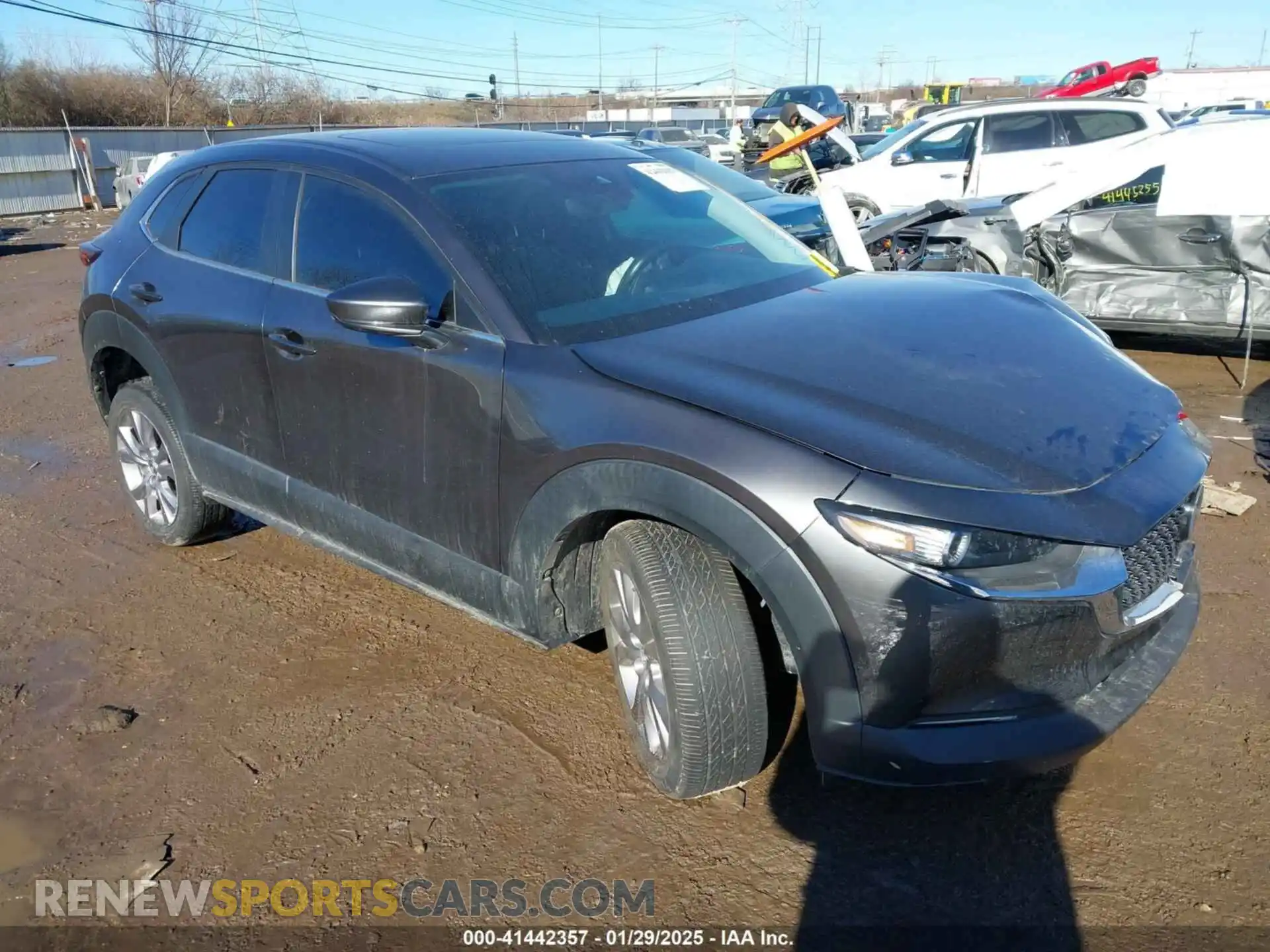 1 Photograph of a damaged car 3MVDMBCL4MM224154 MAZDA CX-30 2021
