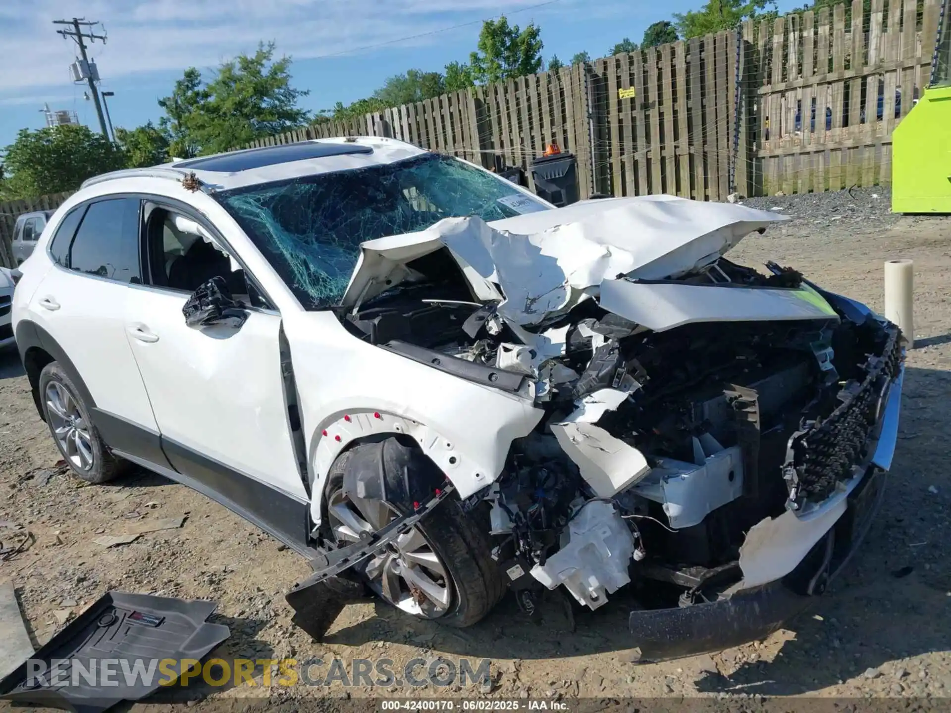 1 Photograph of a damaged car 3MVDMBDL2MM236267 MAZDA CX-30 2021