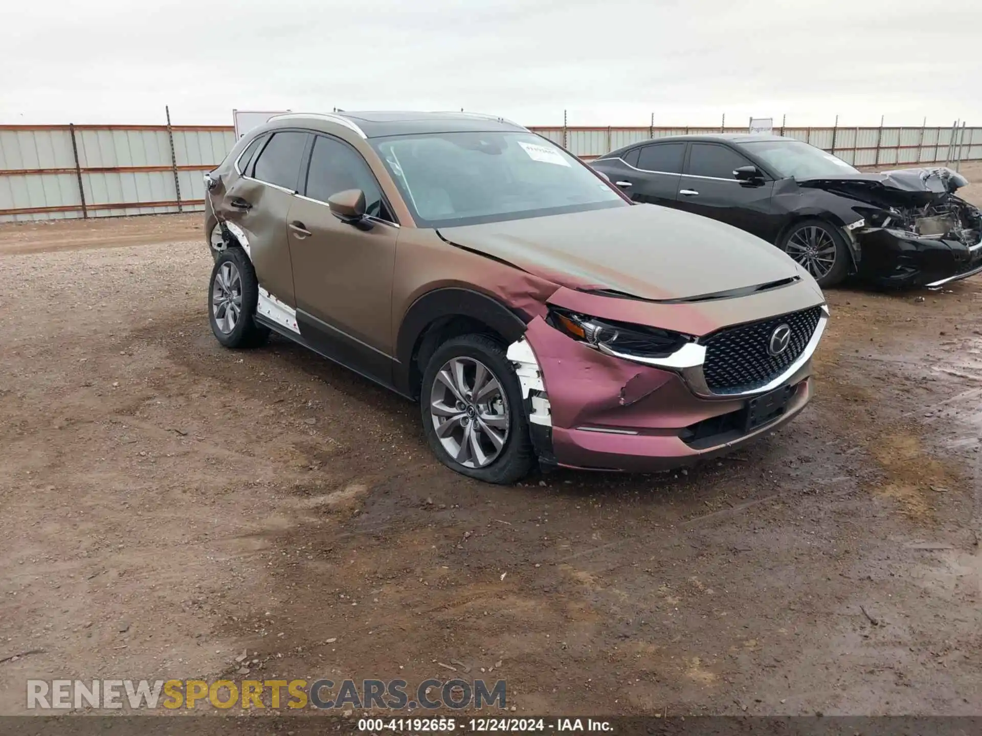 1 Photograph of a damaged car 3MVDMBDL4MM309882 MAZDA CX-30 2021
