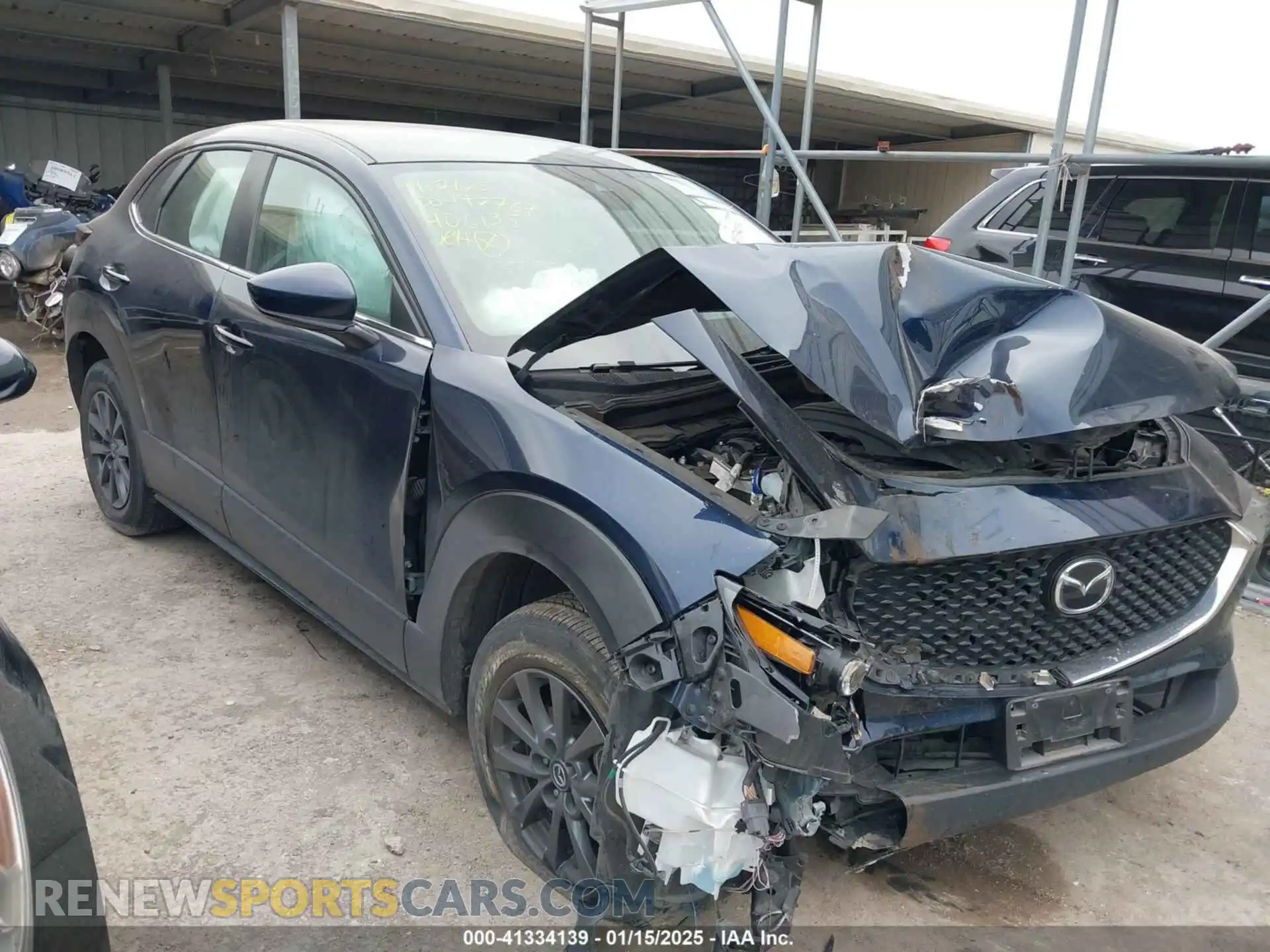 1 Photograph of a damaged car 3MVDMBAL6NM406135 MAZDA CX-30 2022