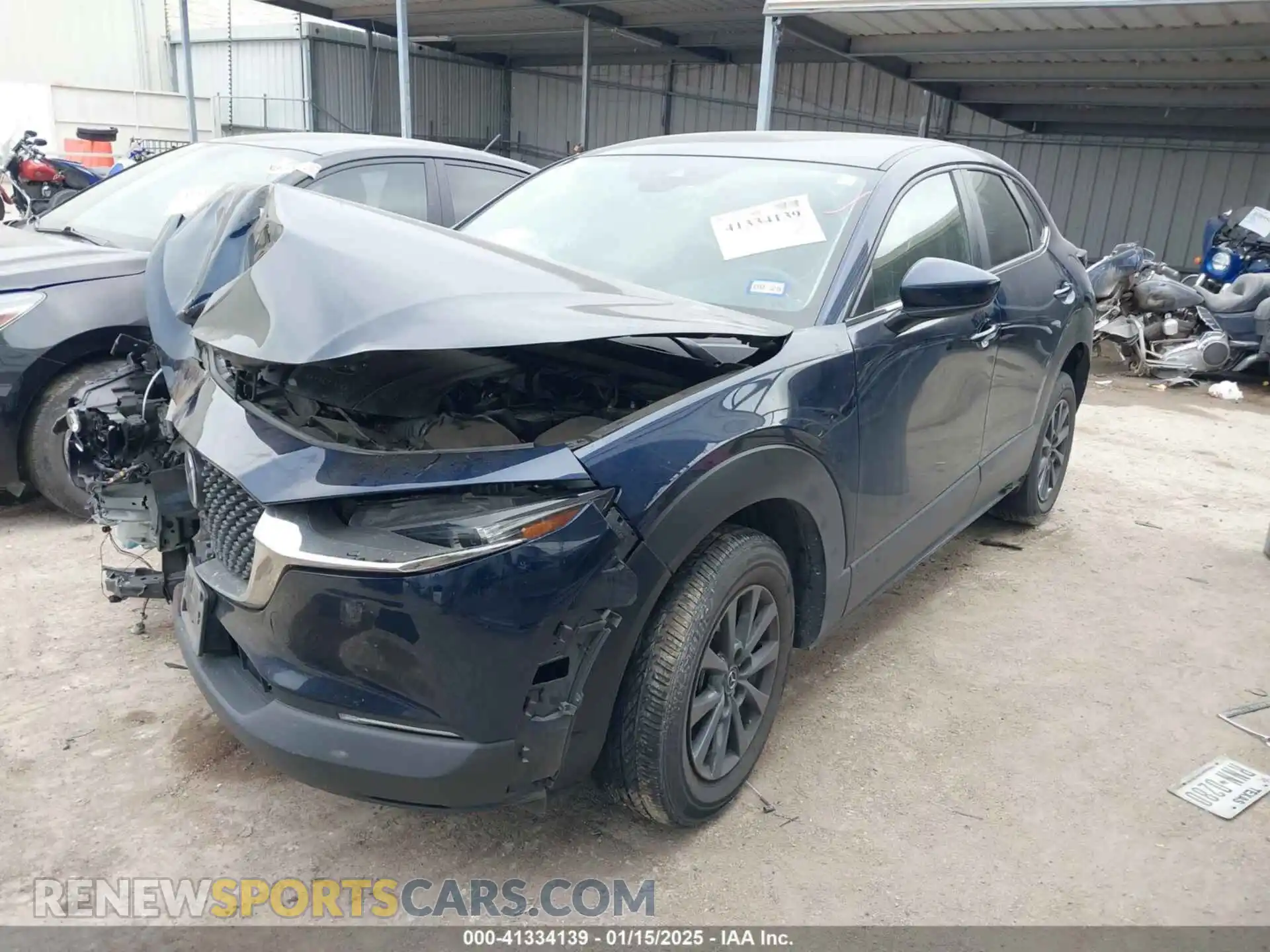 2 Photograph of a damaged car 3MVDMBAL6NM406135 MAZDA CX-30 2022