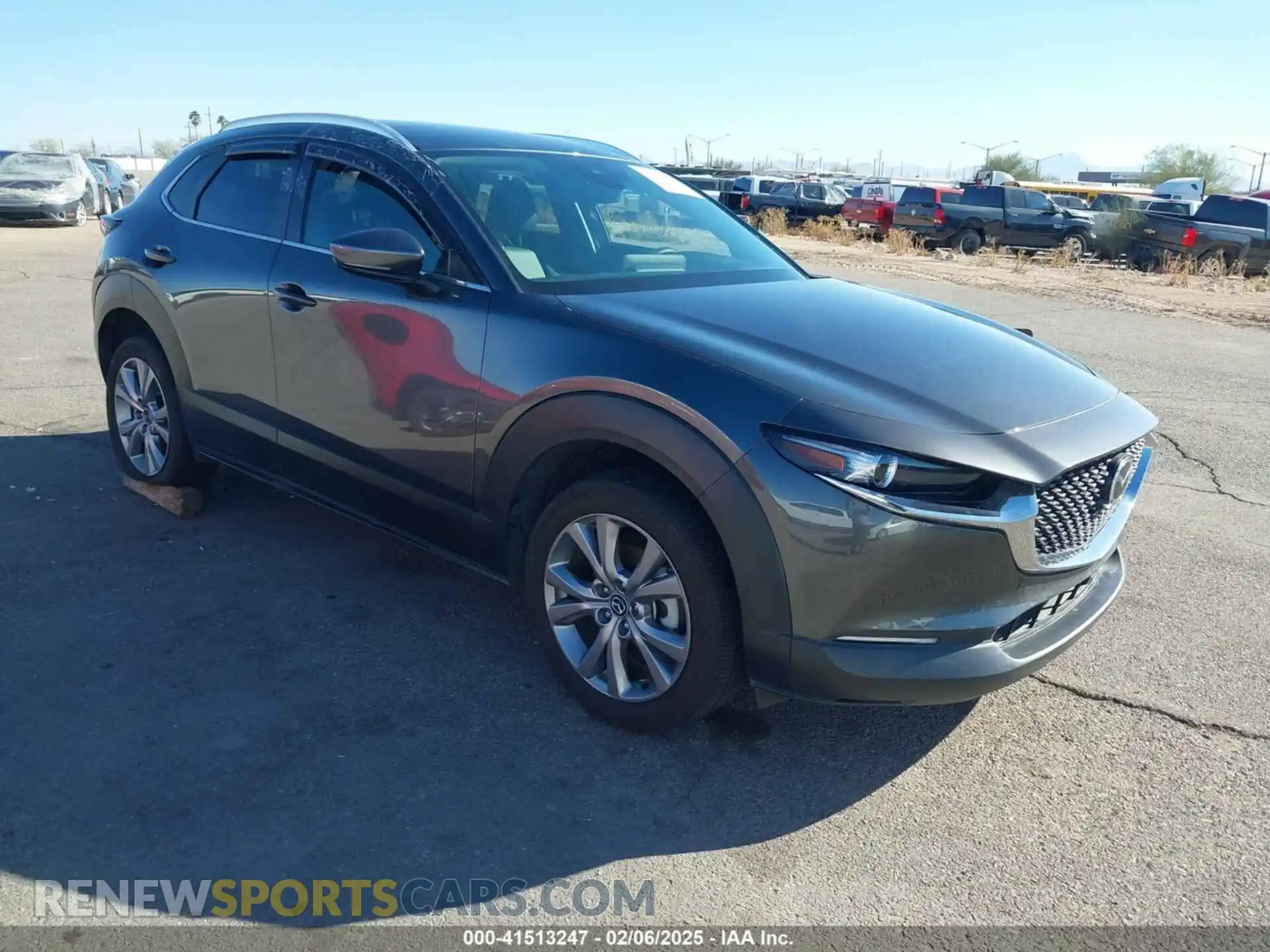 1 Photograph of a damaged car 3MVDMBBL0NM415511 MAZDA CX-30 2022