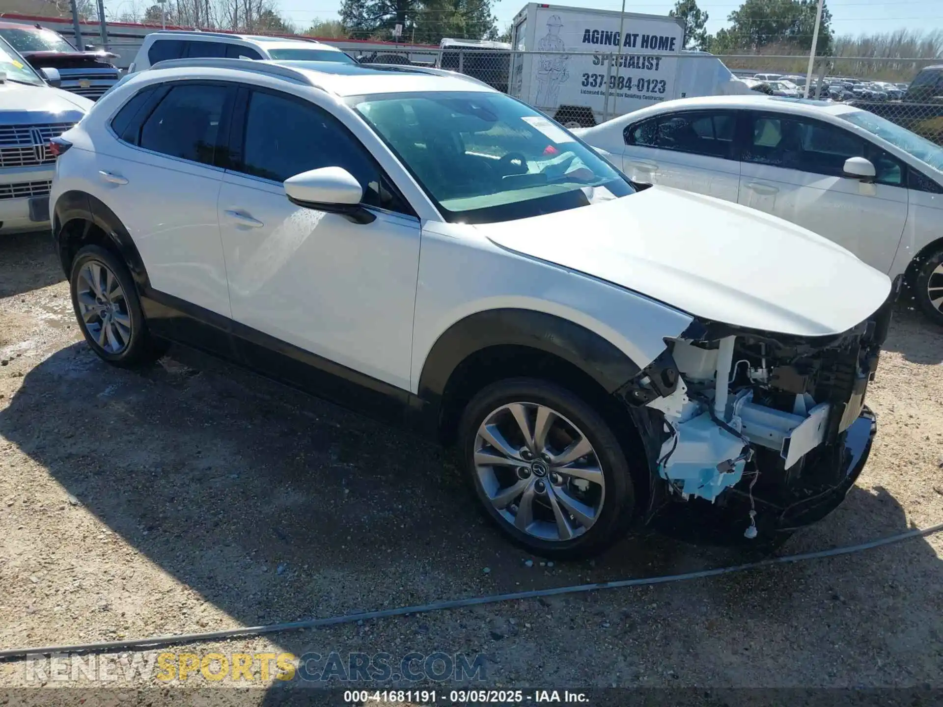 1 Photograph of a damaged car 3MVDMBDL1NM413540 MAZDA CX-30 2022