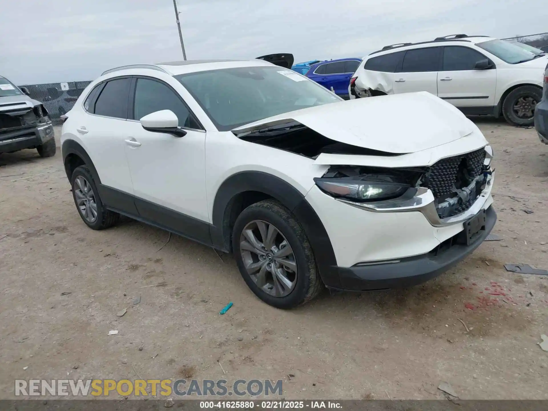 1 Photograph of a damaged car 3MVDMBDL3NM458530 MAZDA CX-30 2022