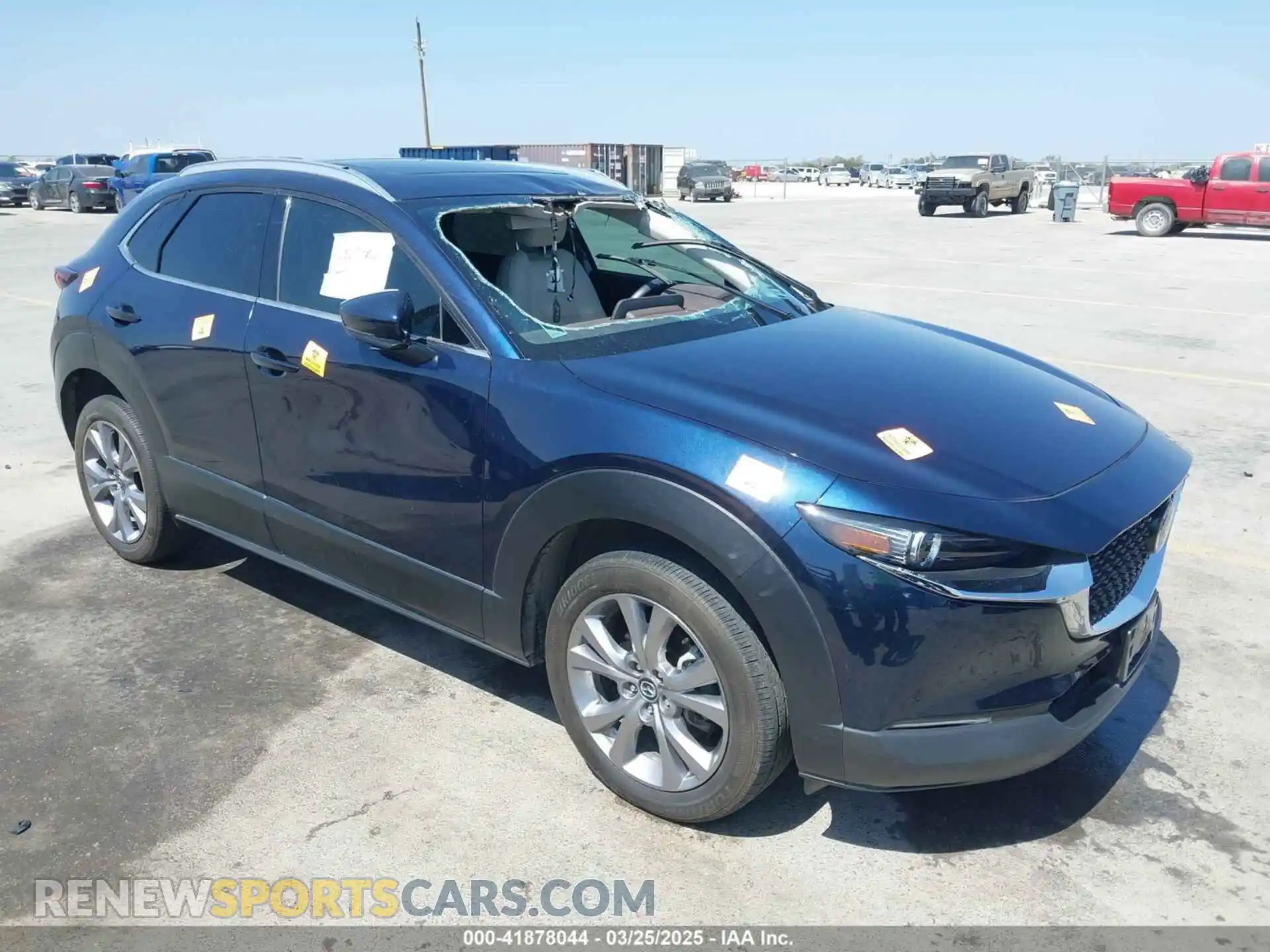 1 Photograph of a damaged car 3MVDMBDL8NM450181 MAZDA CX-30 2022