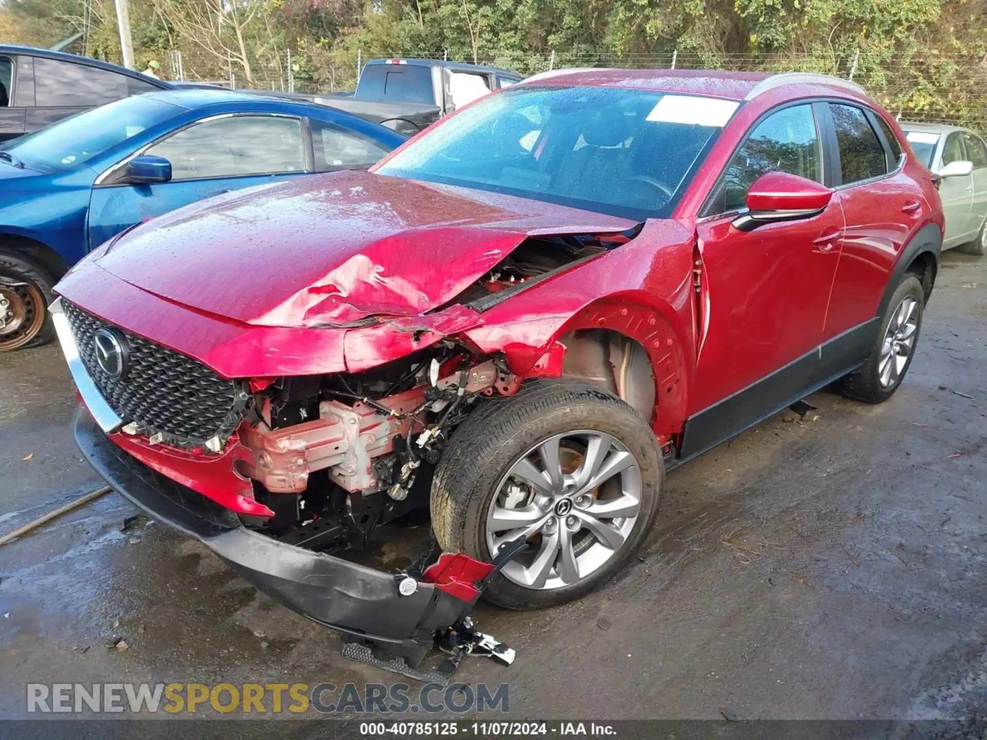 2 fotografías del automóvil dañado 3MVDMBBM7PM547192 MAZDA CX-30 2023