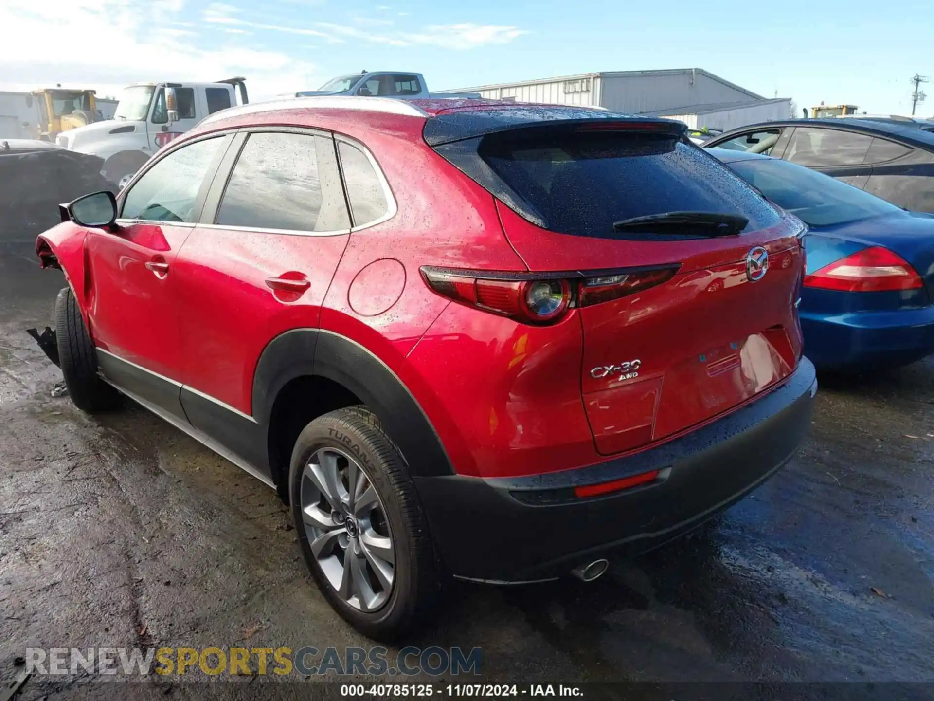 3 fotografías del automóvil dañado 3MVDMBBM7PM547192 MAZDA CX-30 2023