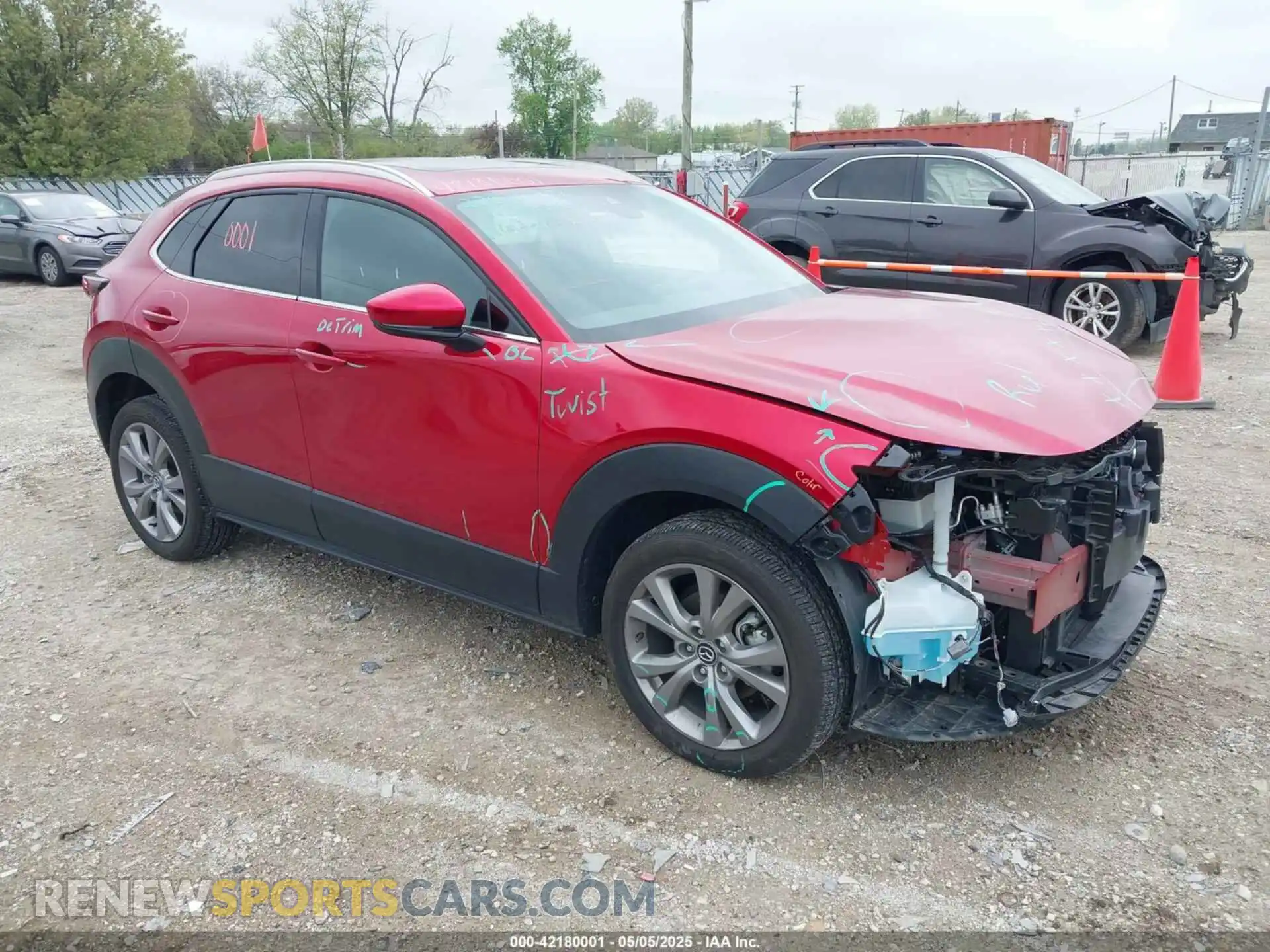 1 Photograph of a damaged car 3MVDMBDM3PM511402 MAZDA CX-30 2023