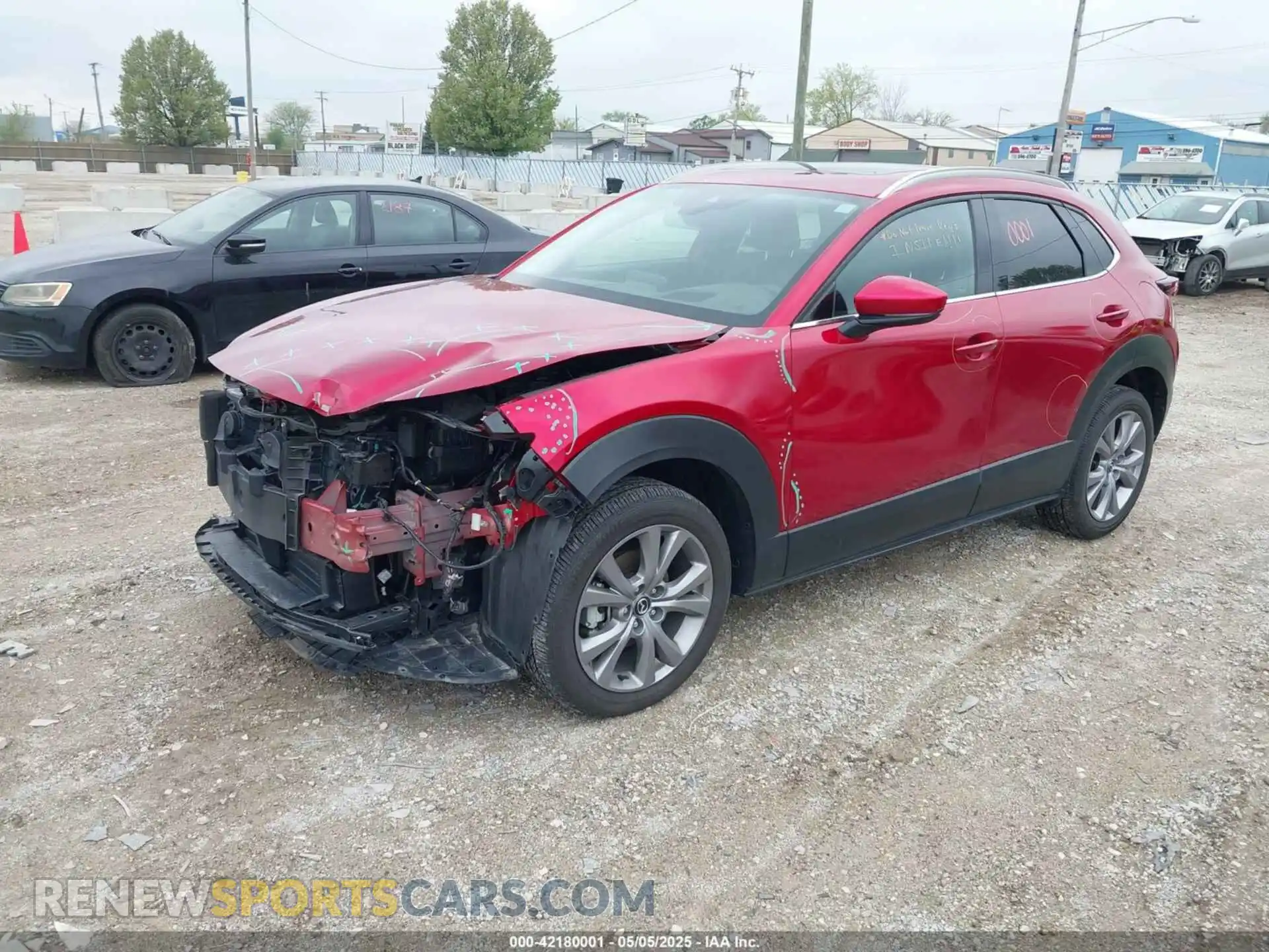 2 Photograph of a damaged car 3MVDMBDM3PM511402 MAZDA CX-30 2023