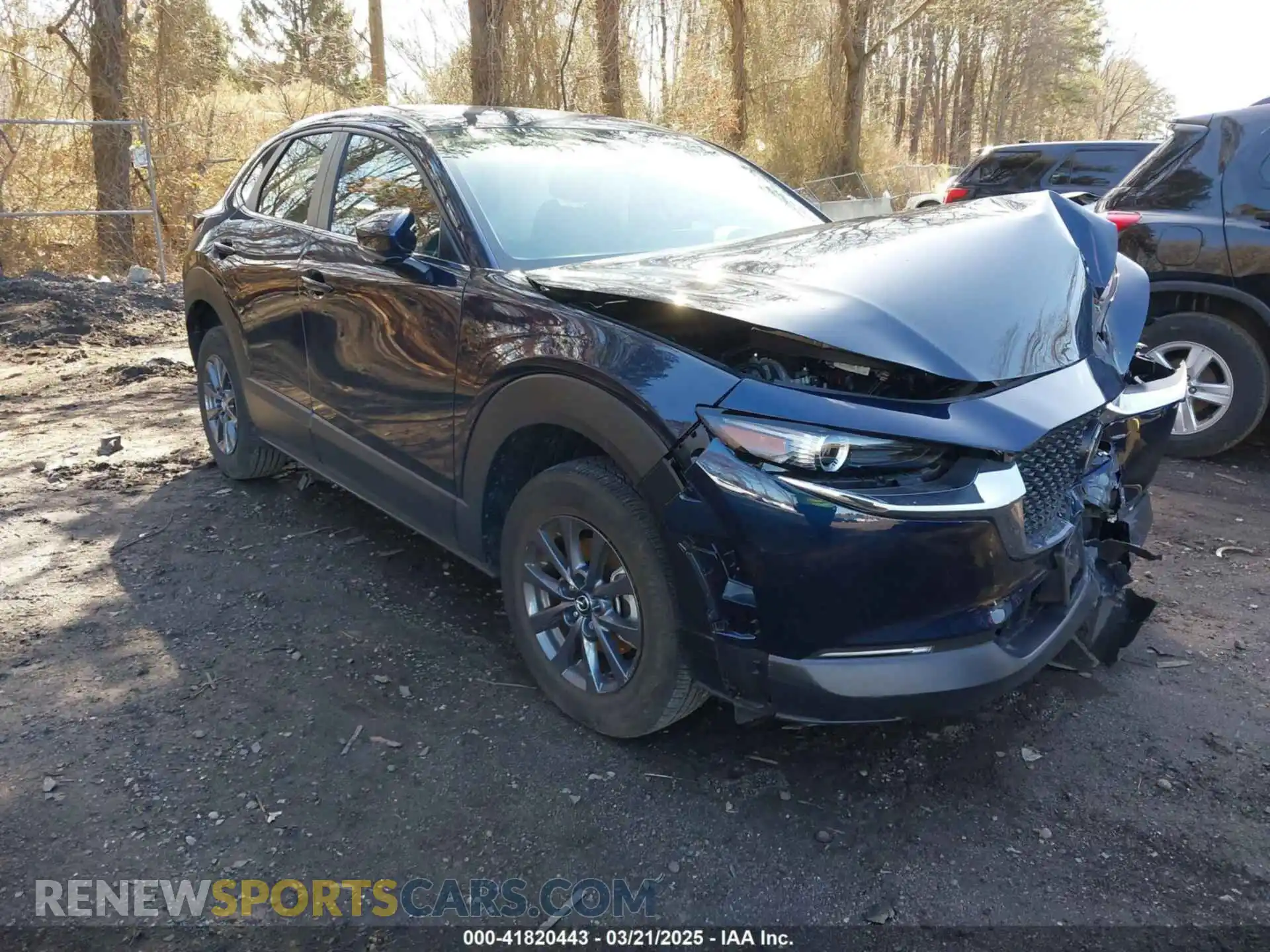 1 Photograph of a damaged car 3MVDMBAM8RM634233 MAZDA CX-30 2024