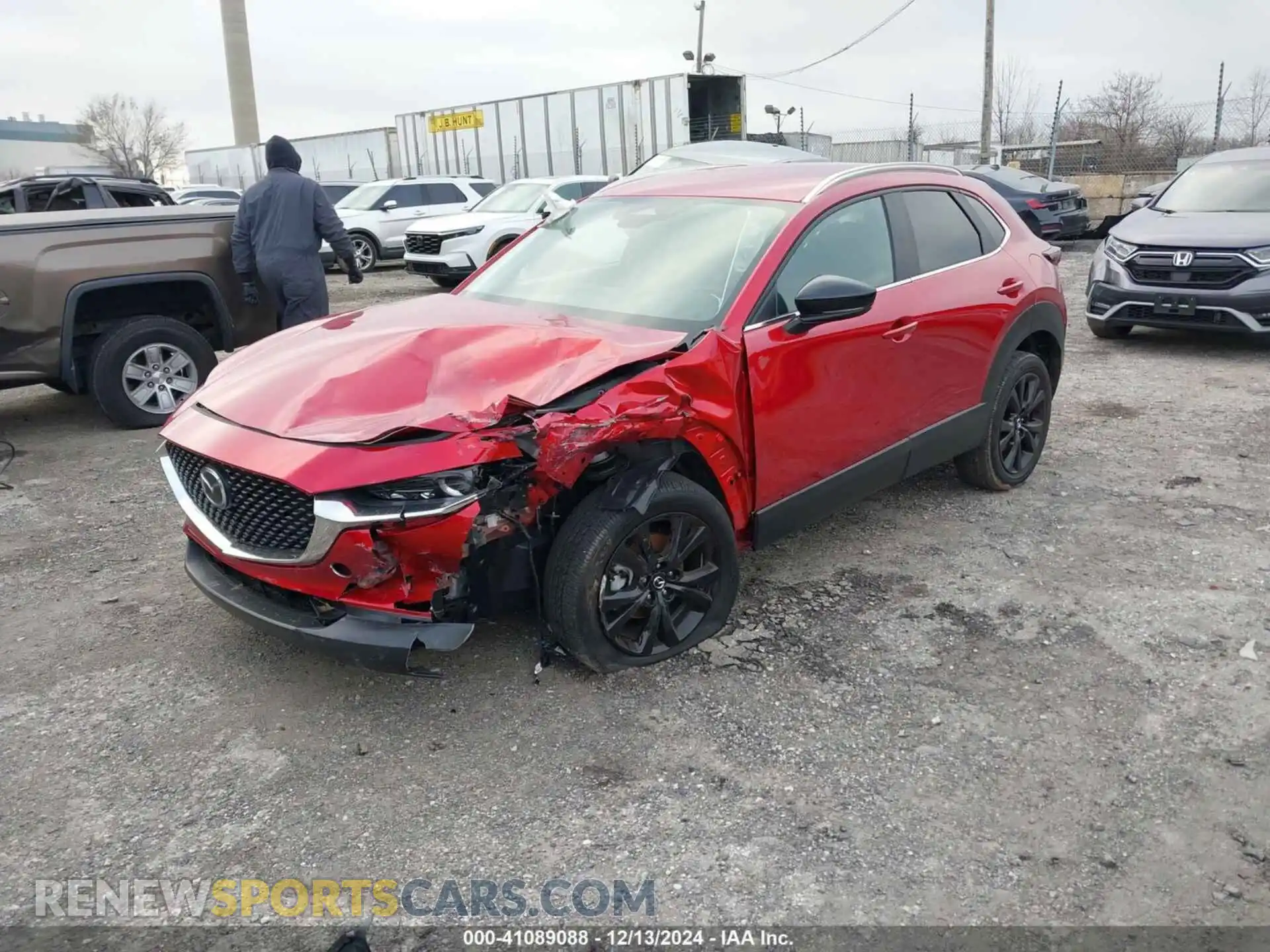 2 Photograph of a damaged car 3MVDMBBM1RM703360 MAZDA CX-30 2024