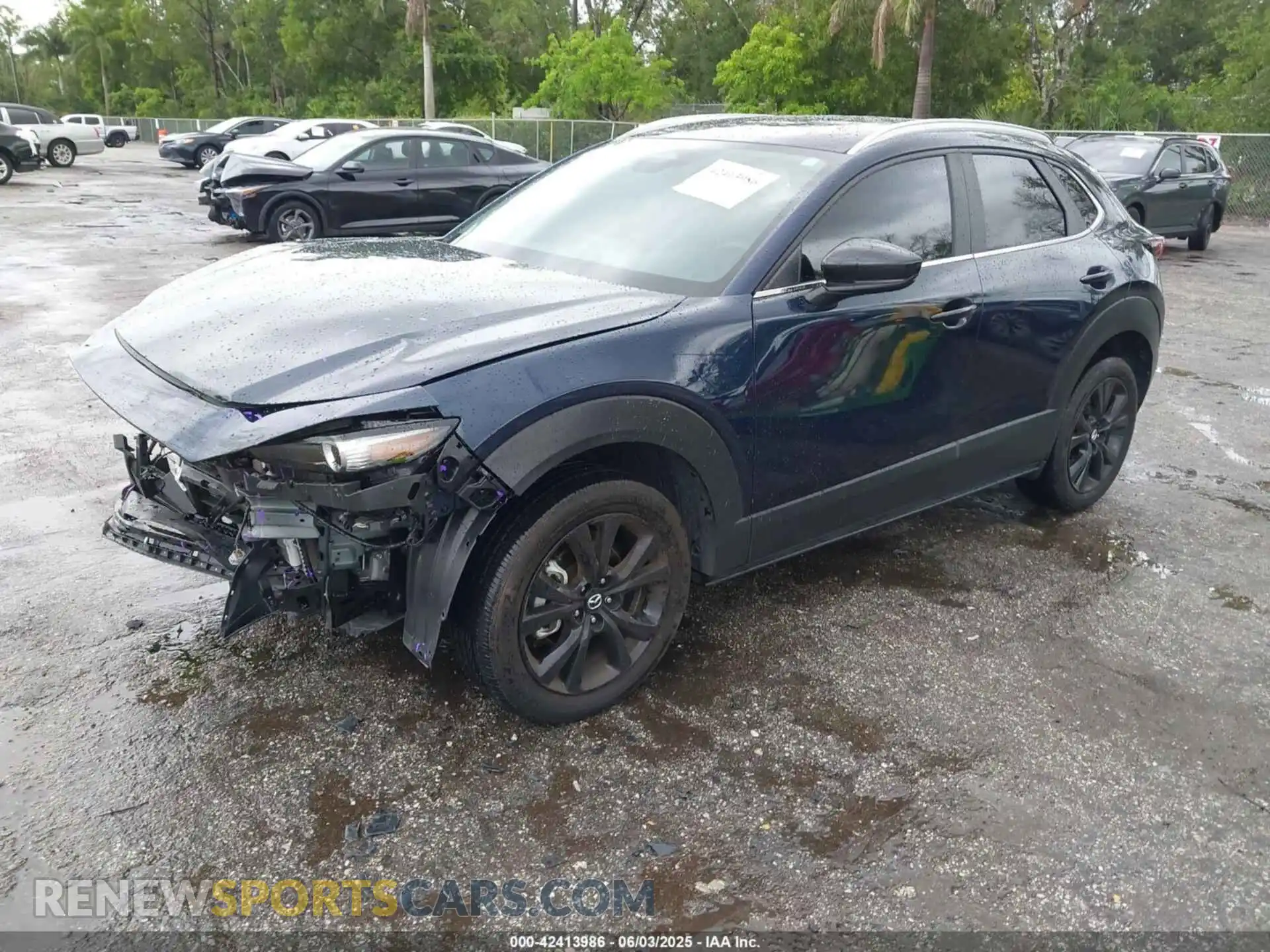 2 Photograph of a damaged car 3MVDMBBM2RM703240 MAZDA CX-30 2024