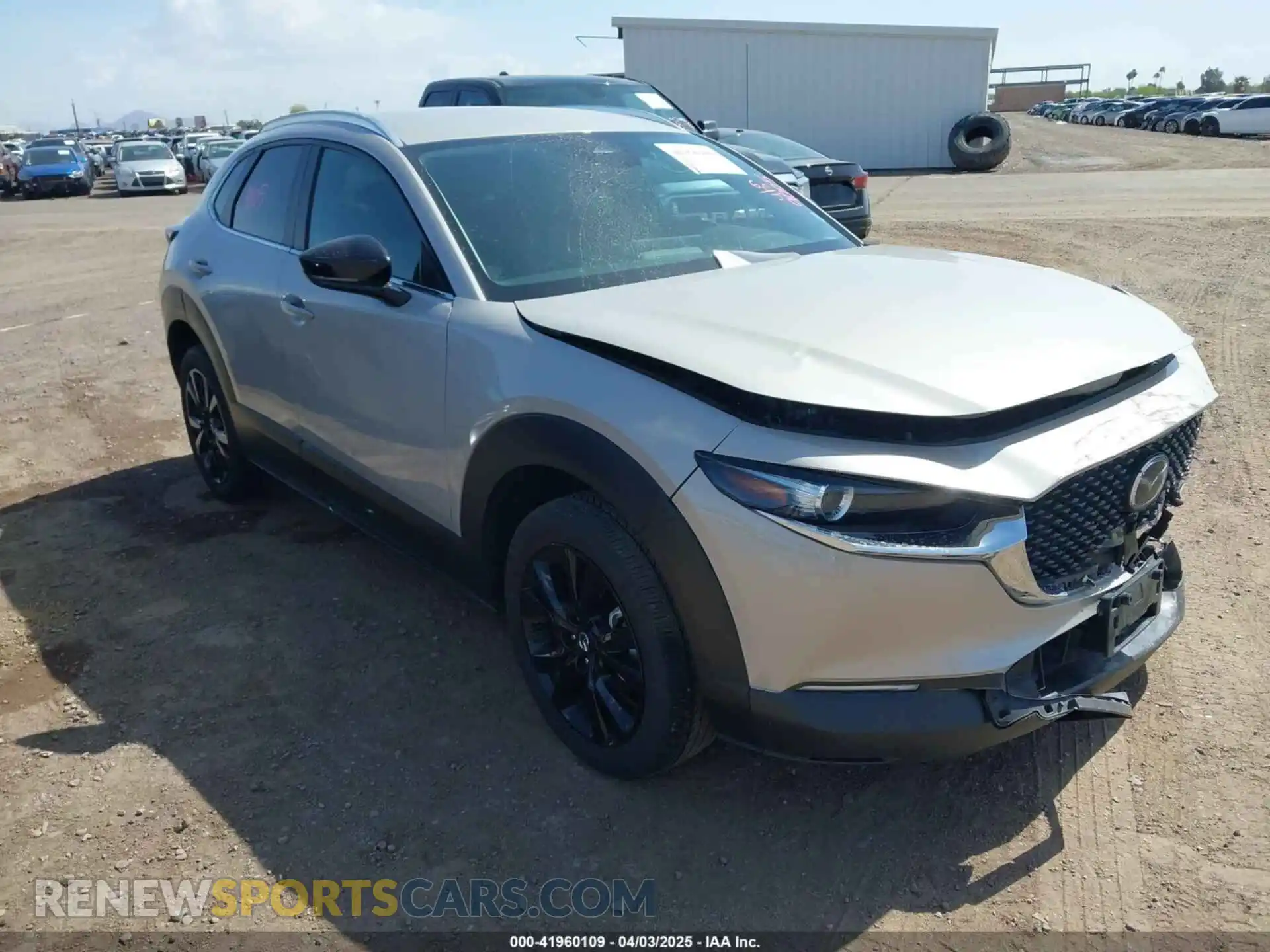1 Photograph of a damaged car 3MVDMBBM3RM698064 MAZDA CX-30 2024
