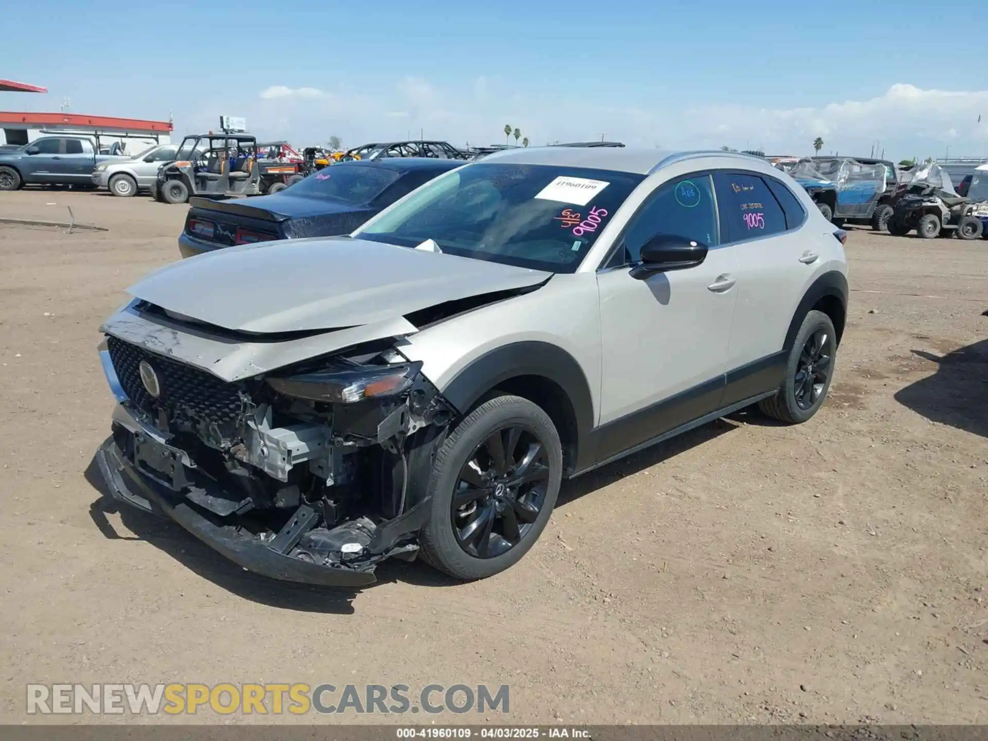 2 Photograph of a damaged car 3MVDMBBM3RM698064 MAZDA CX-30 2024