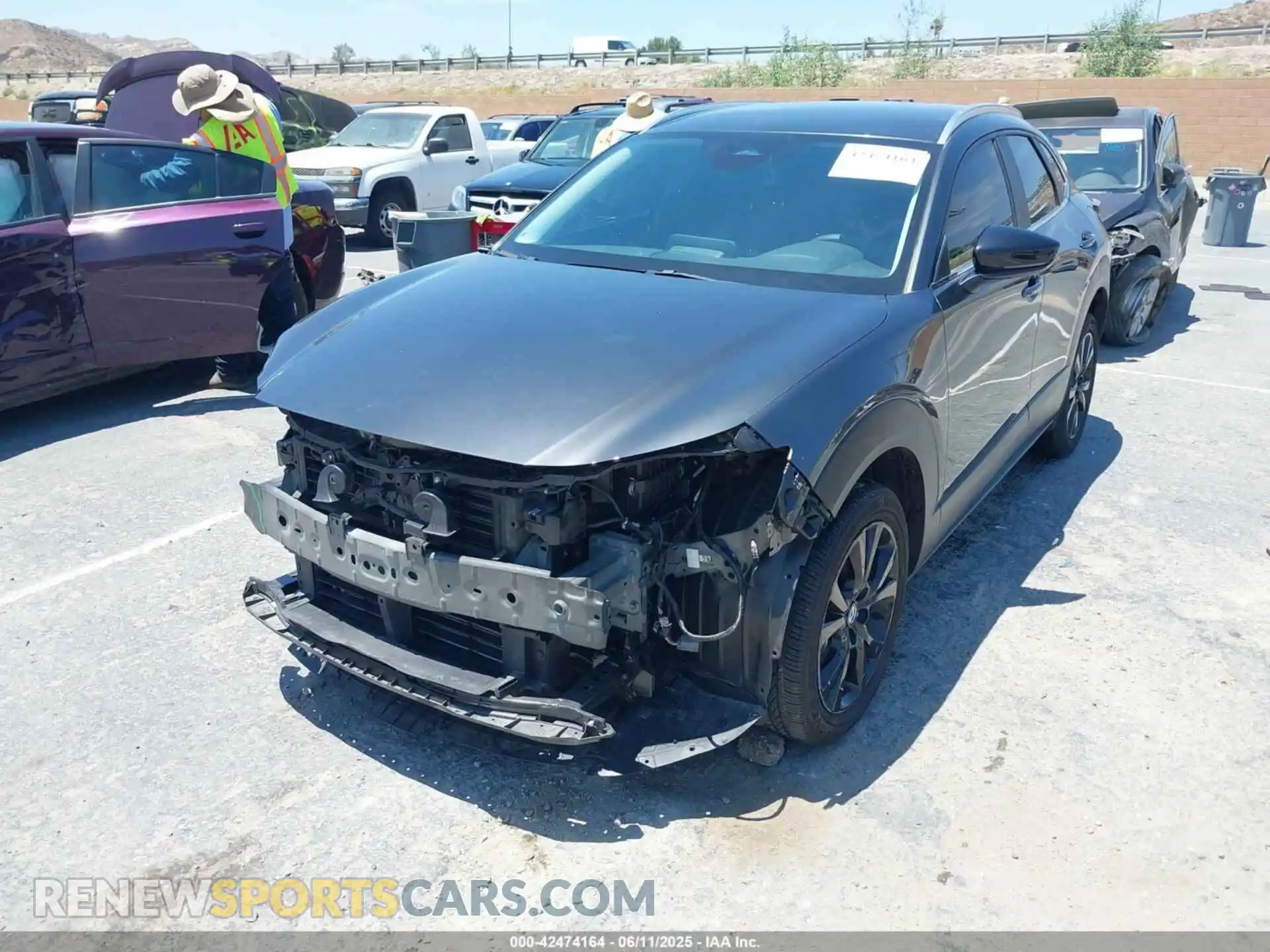 2 Photograph of a damaged car 3MVDMBBM4RM720489 MAZDA CX-30 2024
