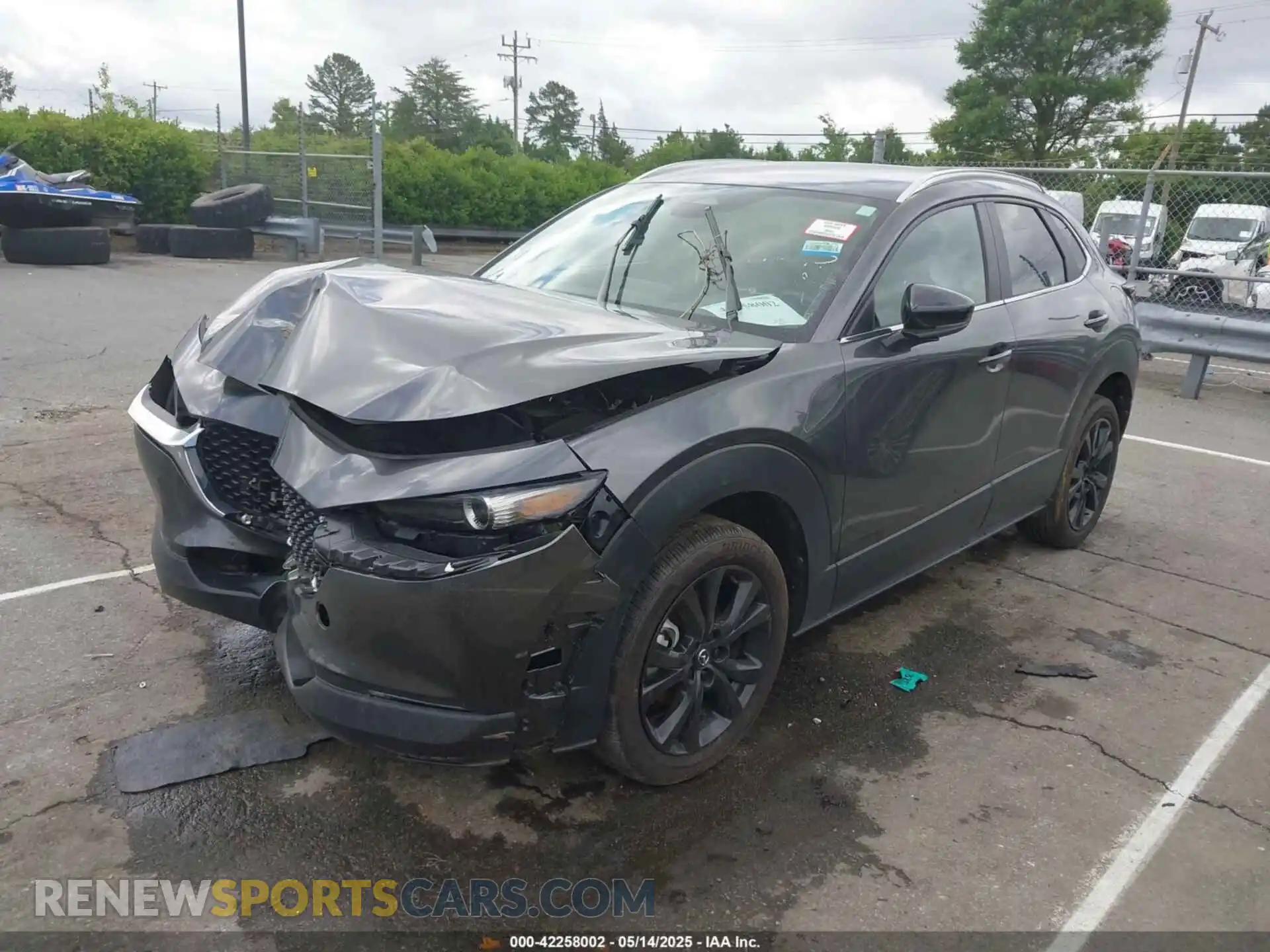 2 Photograph of a damaged car 3MVDMBBM5RM682867 MAZDA CX-30 2024