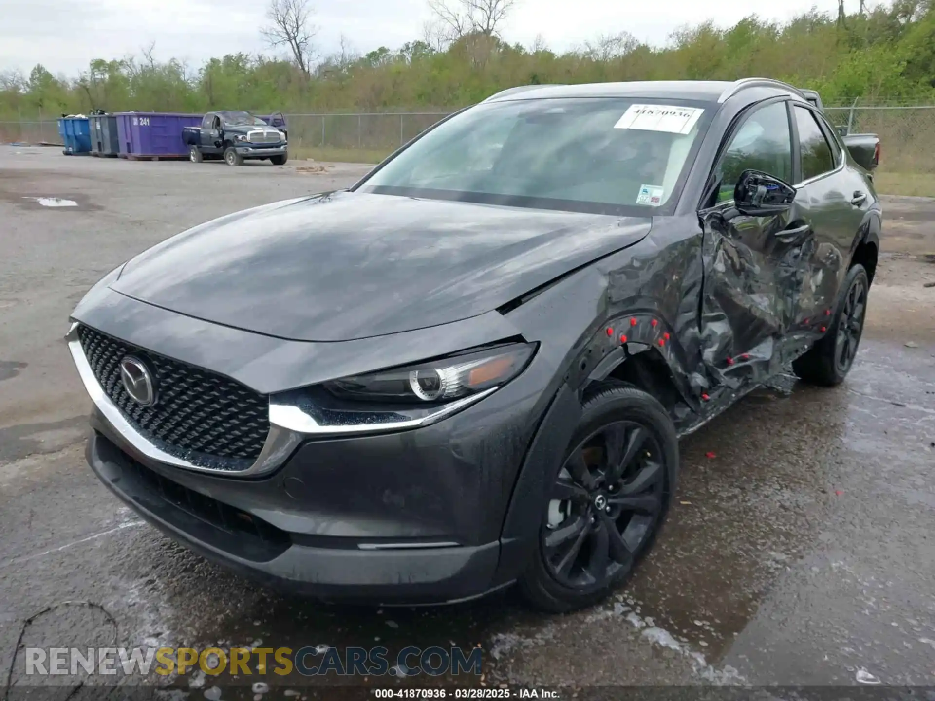 2 Photograph of a damaged car 3MVDMBBM5RM692184 MAZDA CX-30 2024