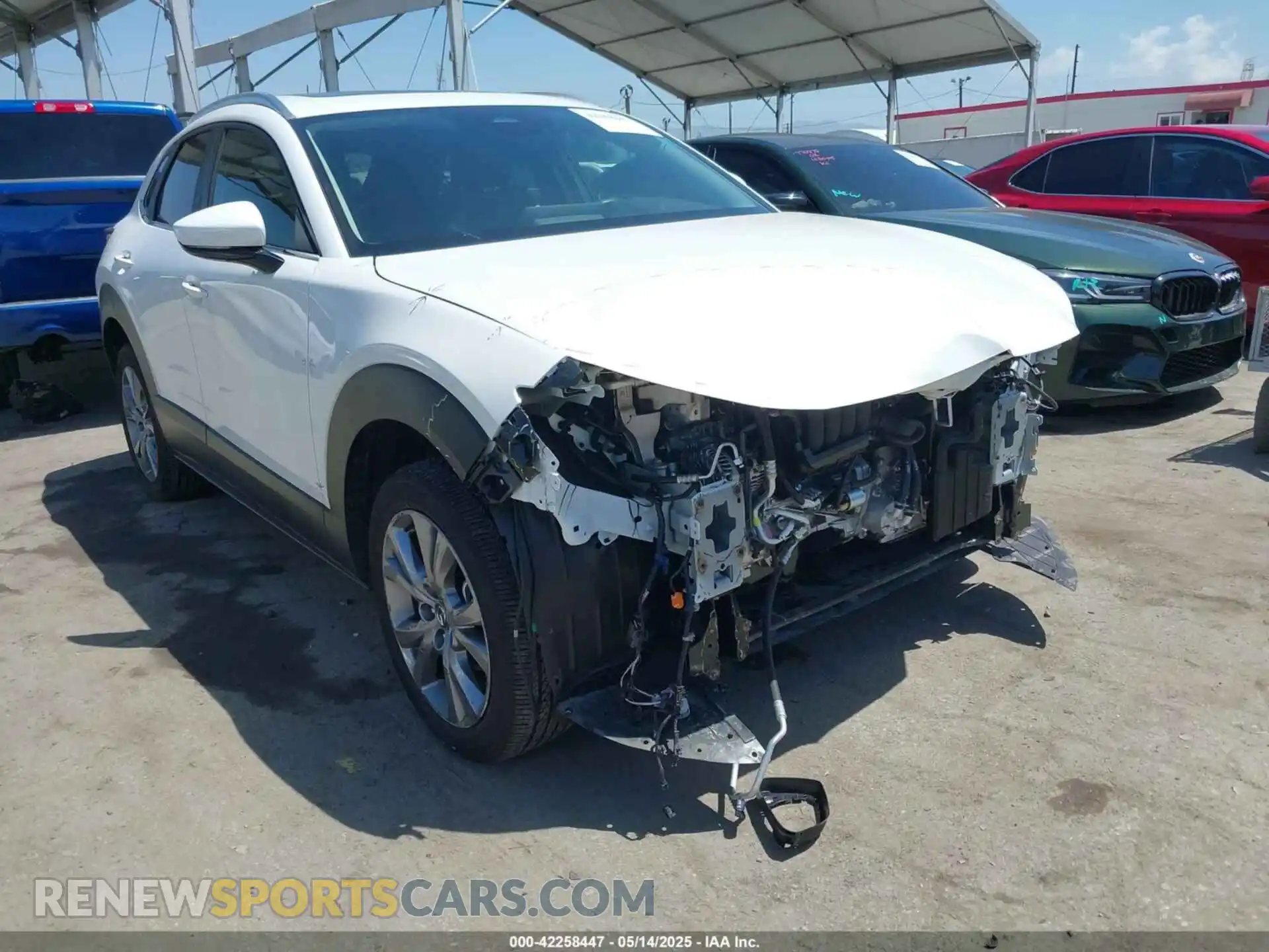 1 Photograph of a damaged car 3MVDMBCM4RM714884 MAZDA CX-30 2024