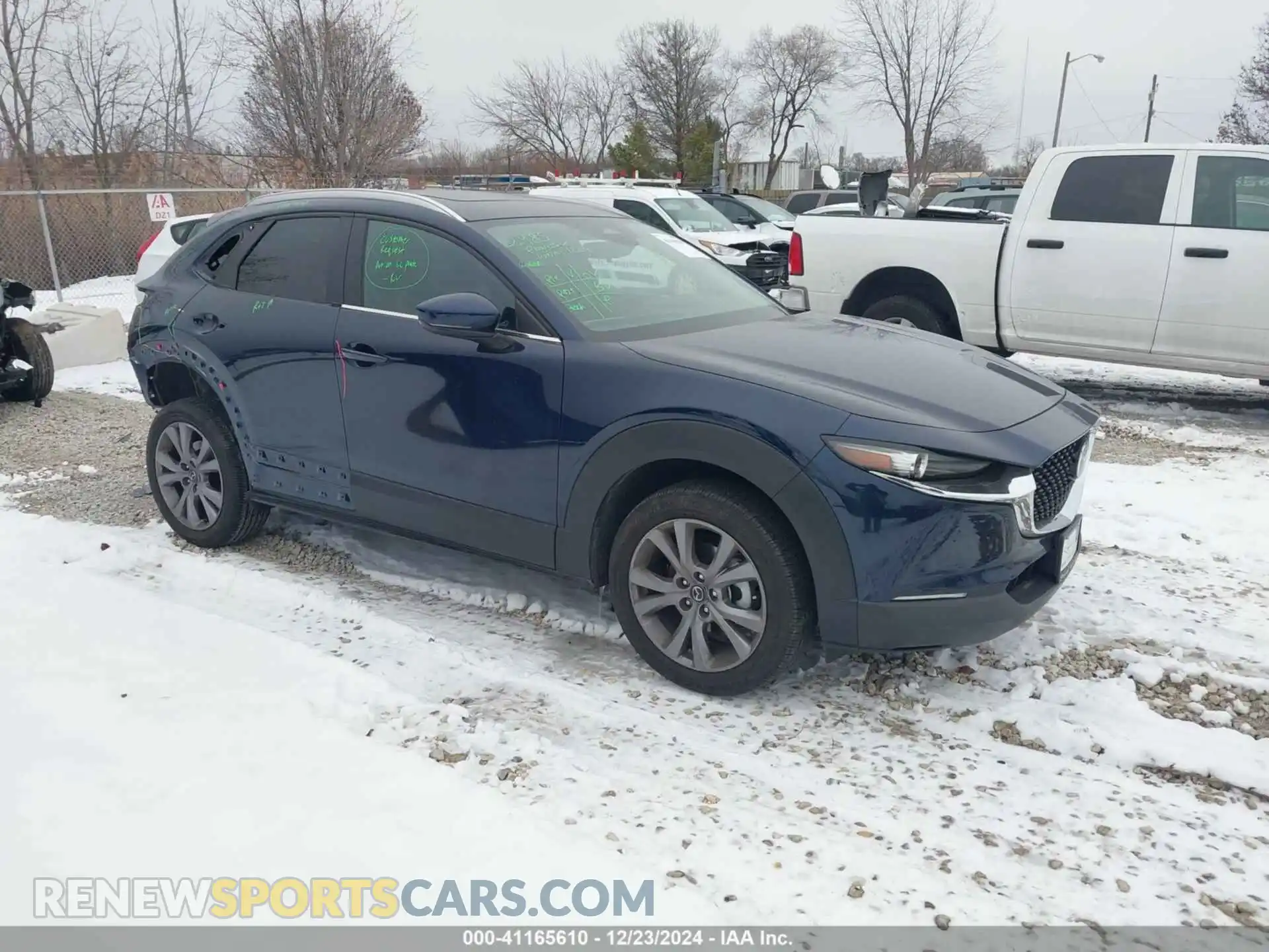 1 Photograph of a damaged car 3MVDMBCM7RM620496 MAZDA CX-30 2024