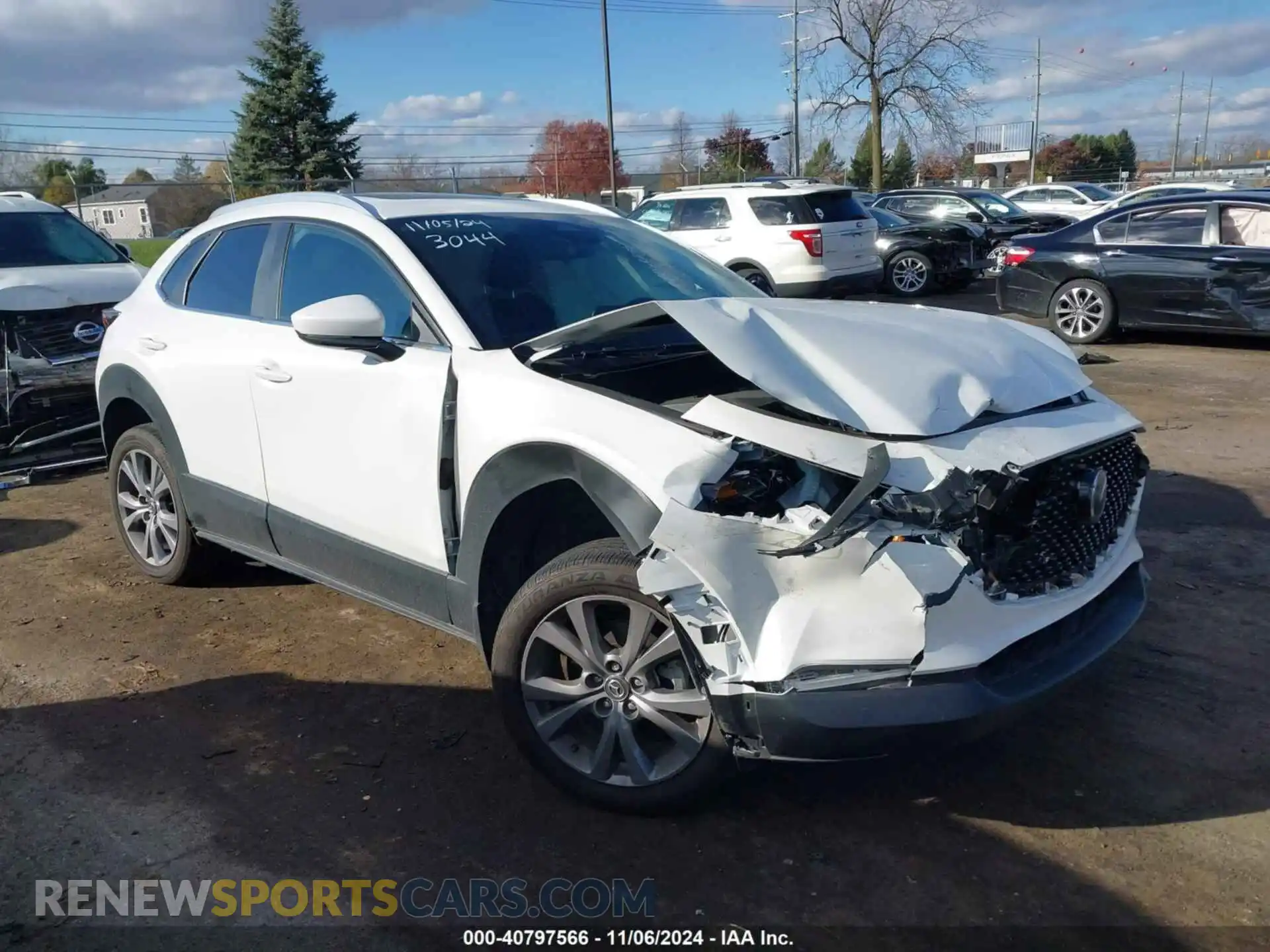 1 Photograph of a damaged car 3MVDMBCM8RM603044 MAZDA CX-30 2024