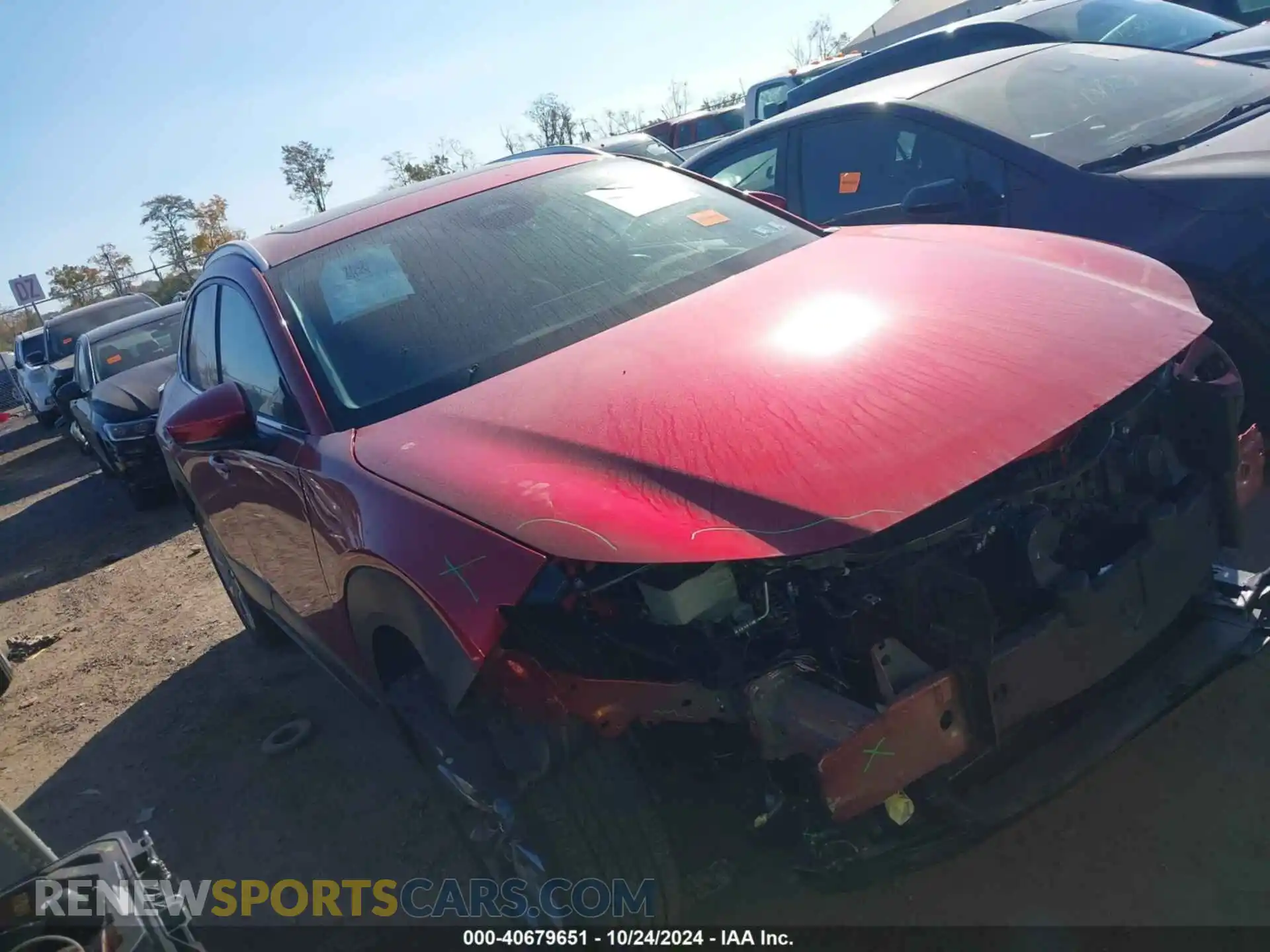 1 Photograph of a damaged car 3MVDMBDM0RM628115 MAZDA CX-30 2024