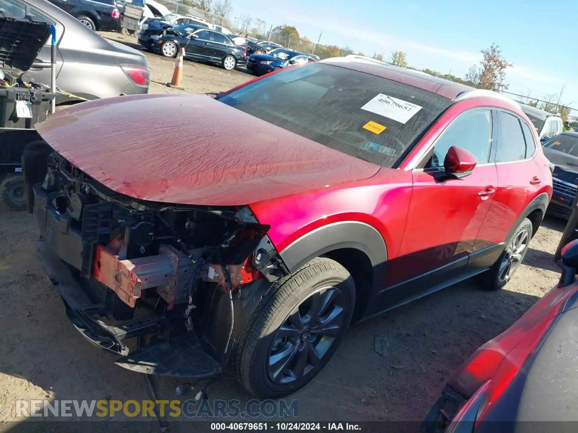 2 Photograph of a damaged car 3MVDMBDM0RM628115 MAZDA CX-30 2024