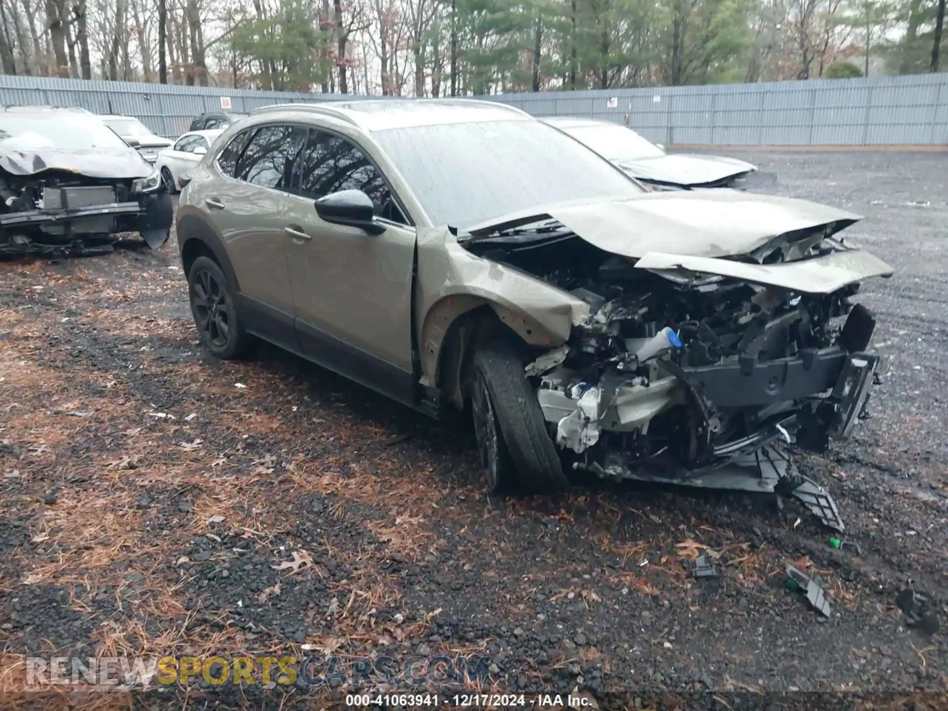 1 Photograph of a damaged car 3MVDMBXY1RM619079 MAZDA CX-30 2024
