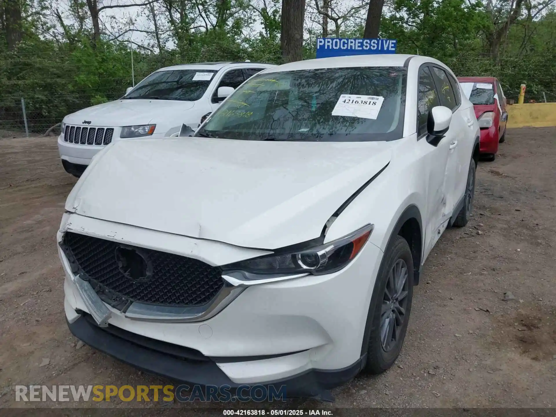 2 fotografías del automóvil dañado JM3KFABM2K0524760 MAZDA CX-5 2019
