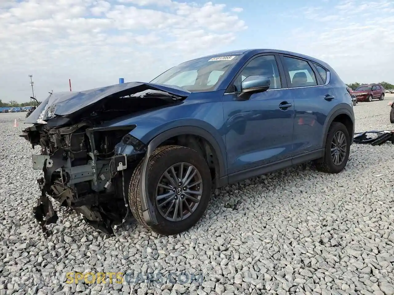 1 Photograph of a damaged car JM3KFABM7K0541702 MAZDA CX-5 2019