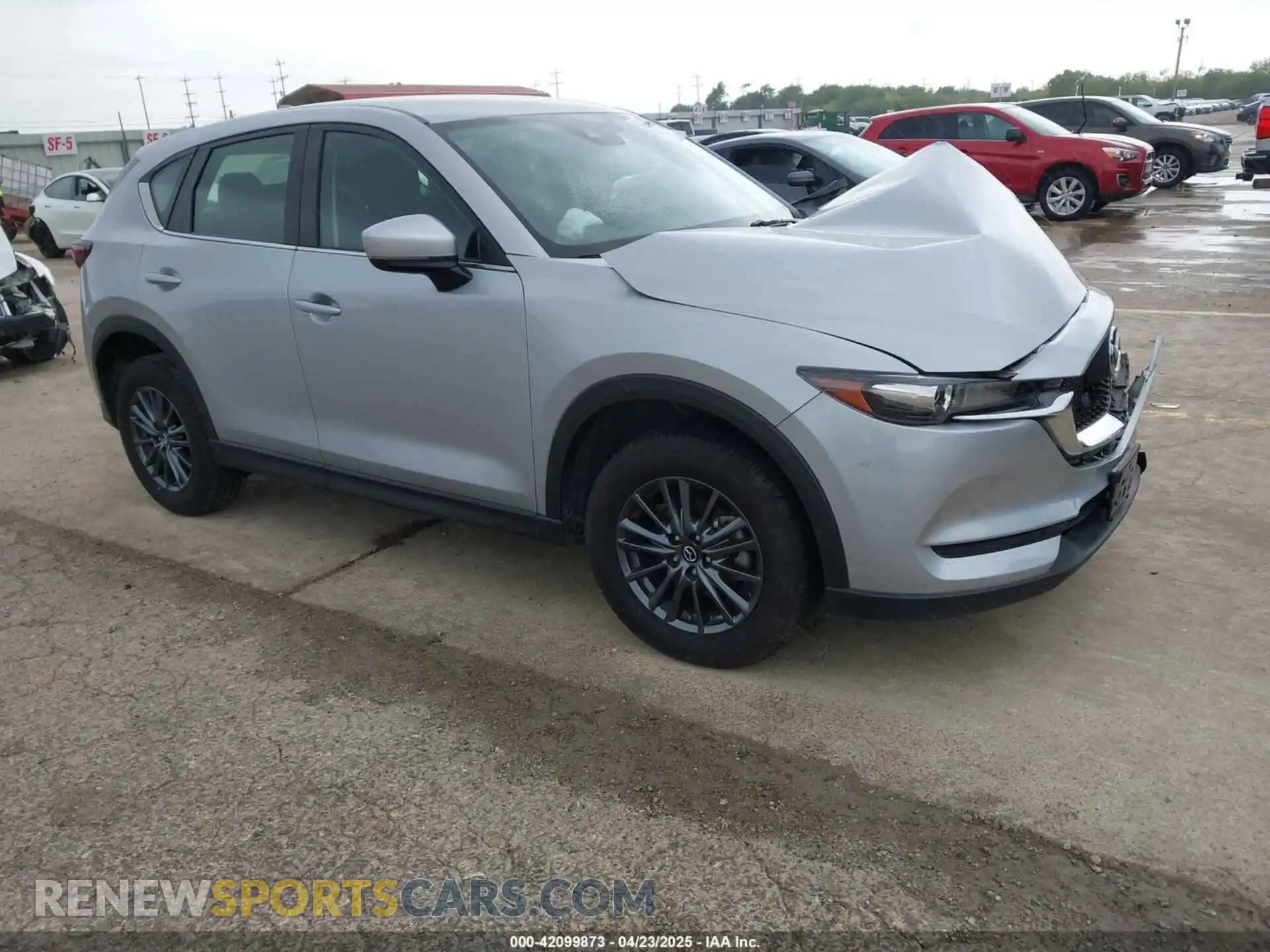 1 Photograph of a damaged car JM3KFABM7K0677571 MAZDA CX-5 2019