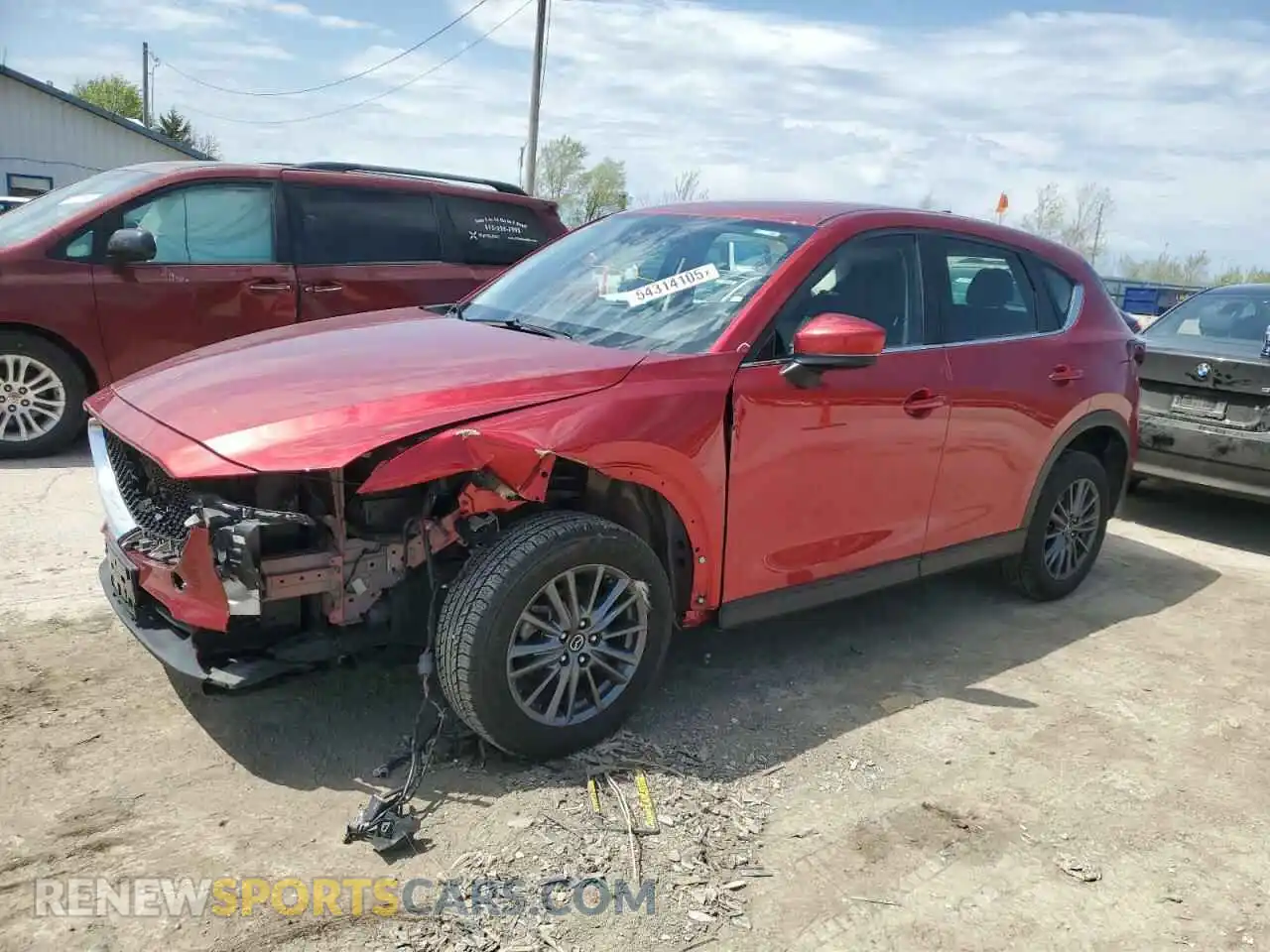 1 Photograph of a damaged car JM3KFABMXK0523419 MAZDA CX-5 2019