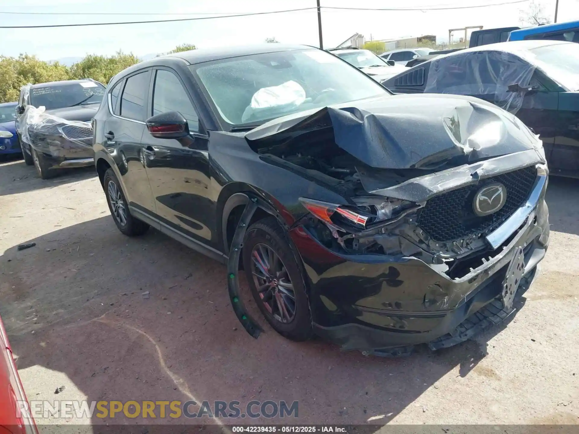 1 Photograph of a damaged car JM3KFACM0K1576817 MAZDA CX-5 2019