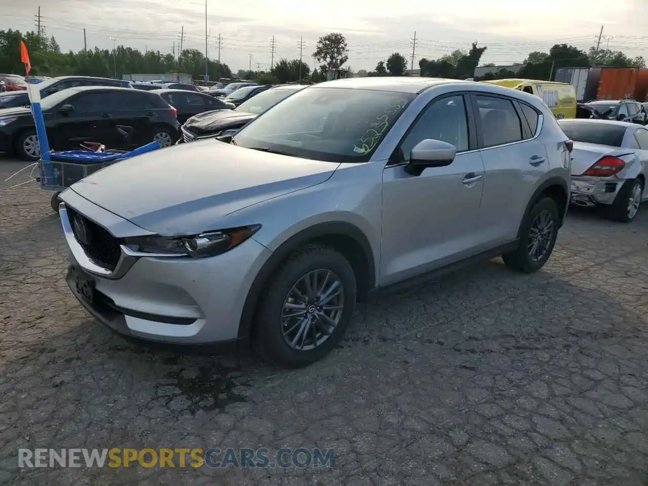 1 Photograph of a damaged car JM3KFACM0K1587977 MAZDA CX-5 2019