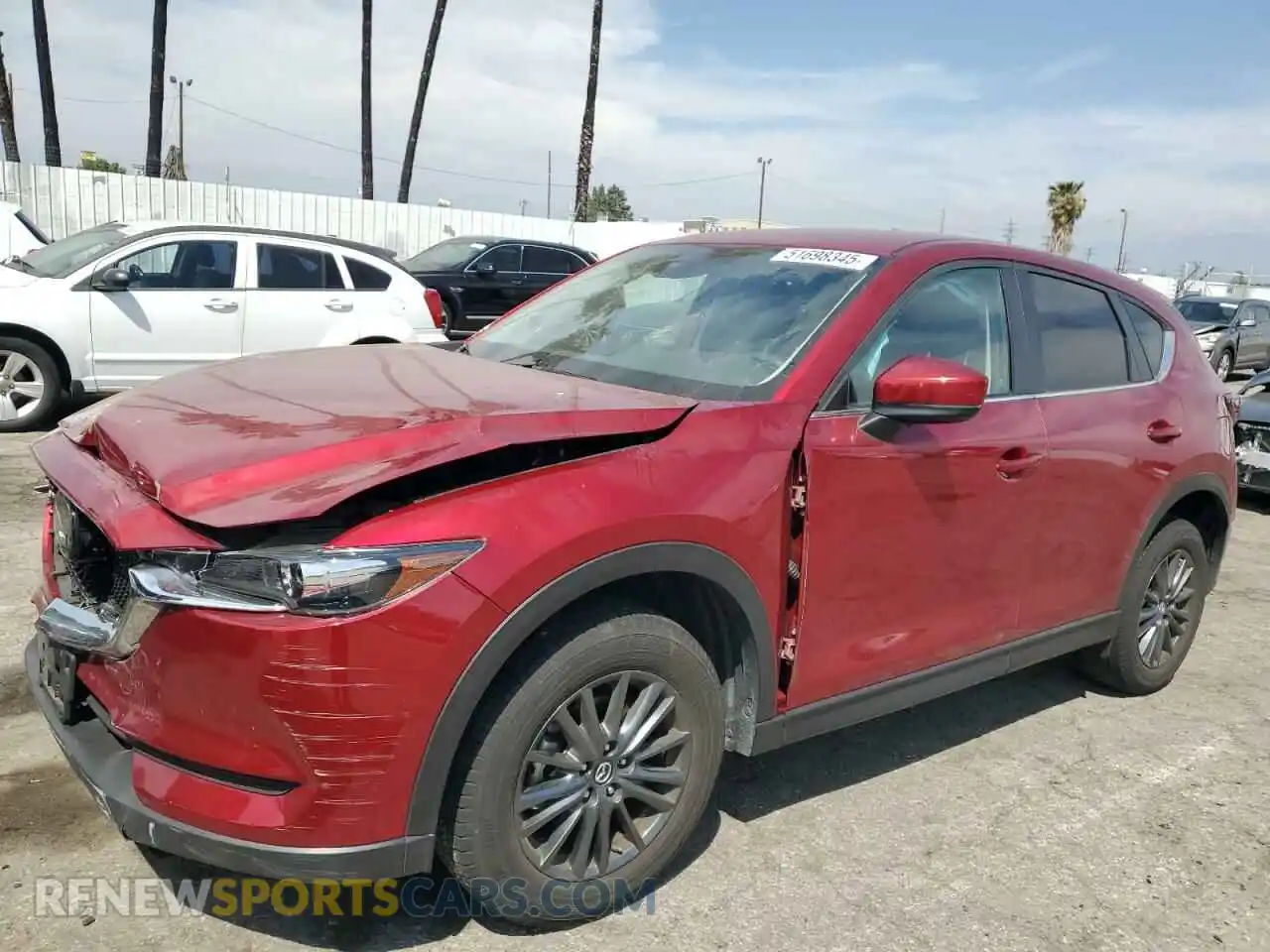 1 Photograph of a damaged car JM3KFACM0K1657865 MAZDA CX-5 2019