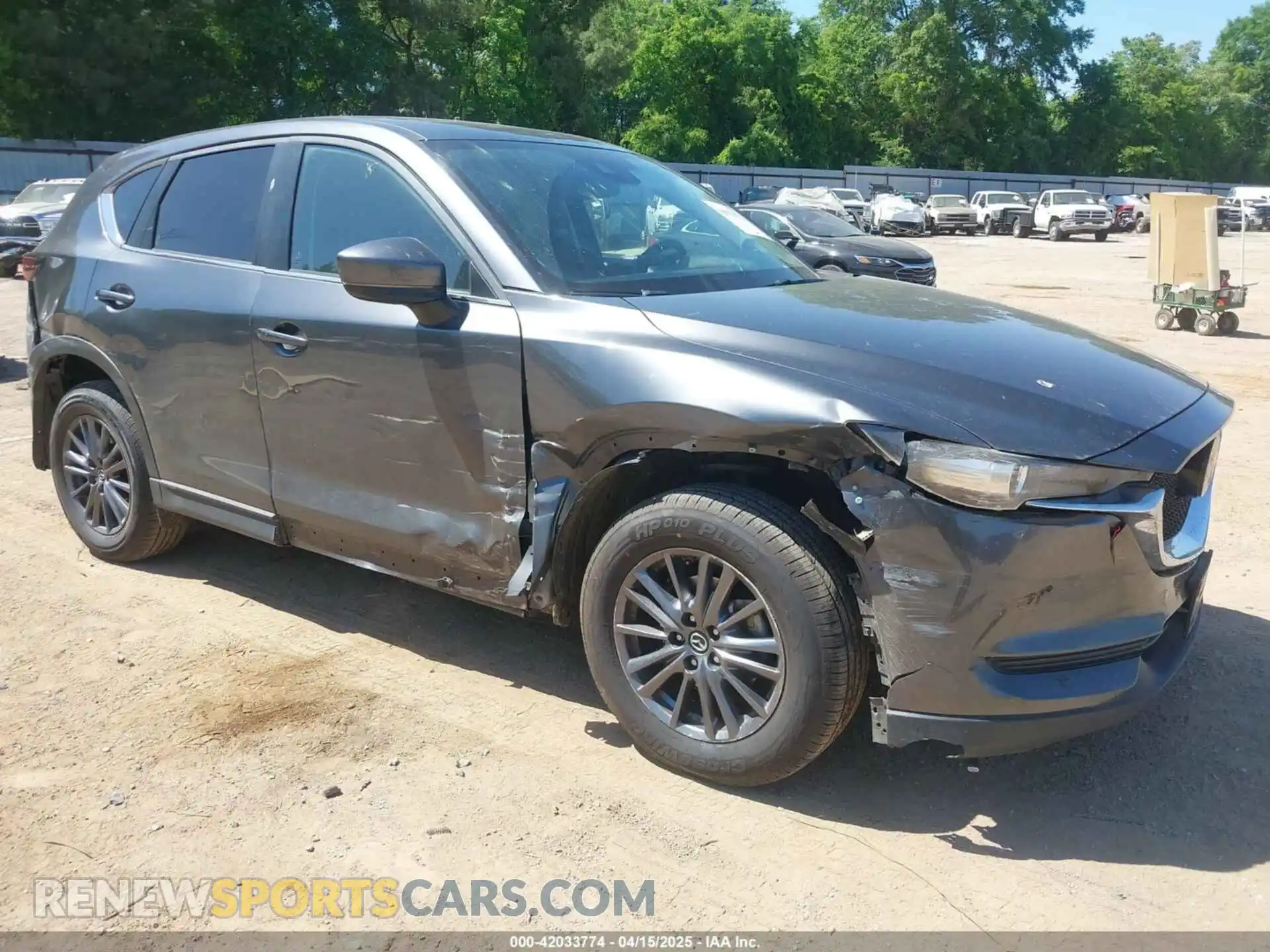 1 Photograph of a damaged car JM3KFACM7K0673888 MAZDA CX-5 2019