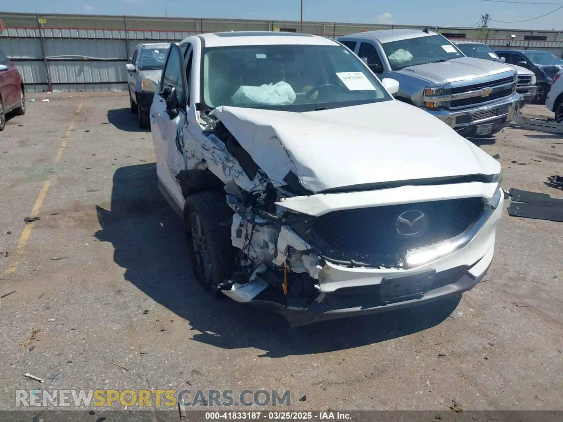 1 Photograph of a damaged car JM3KFACM7K1656311 MAZDA CX-5 2019