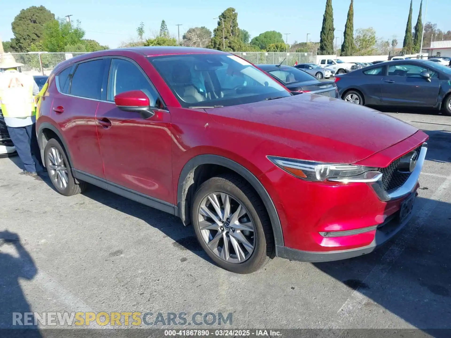 1 Photograph of a damaged car JM3KFADM5K1515574 MAZDA CX-5 2019